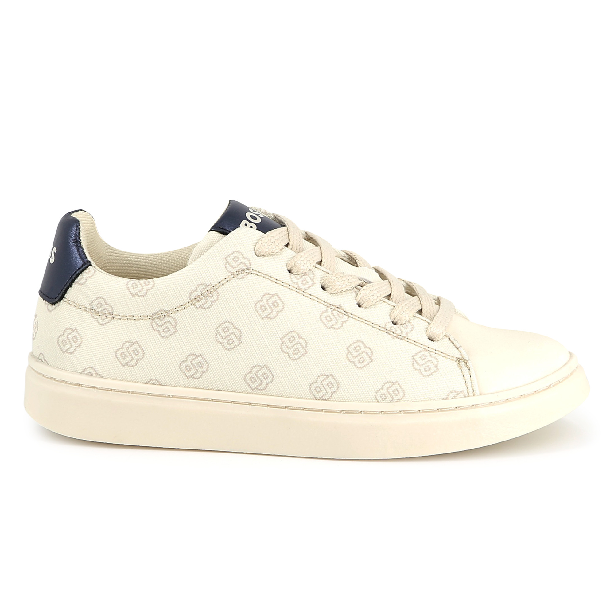 Canvas sneakers met veters BOSS Voor