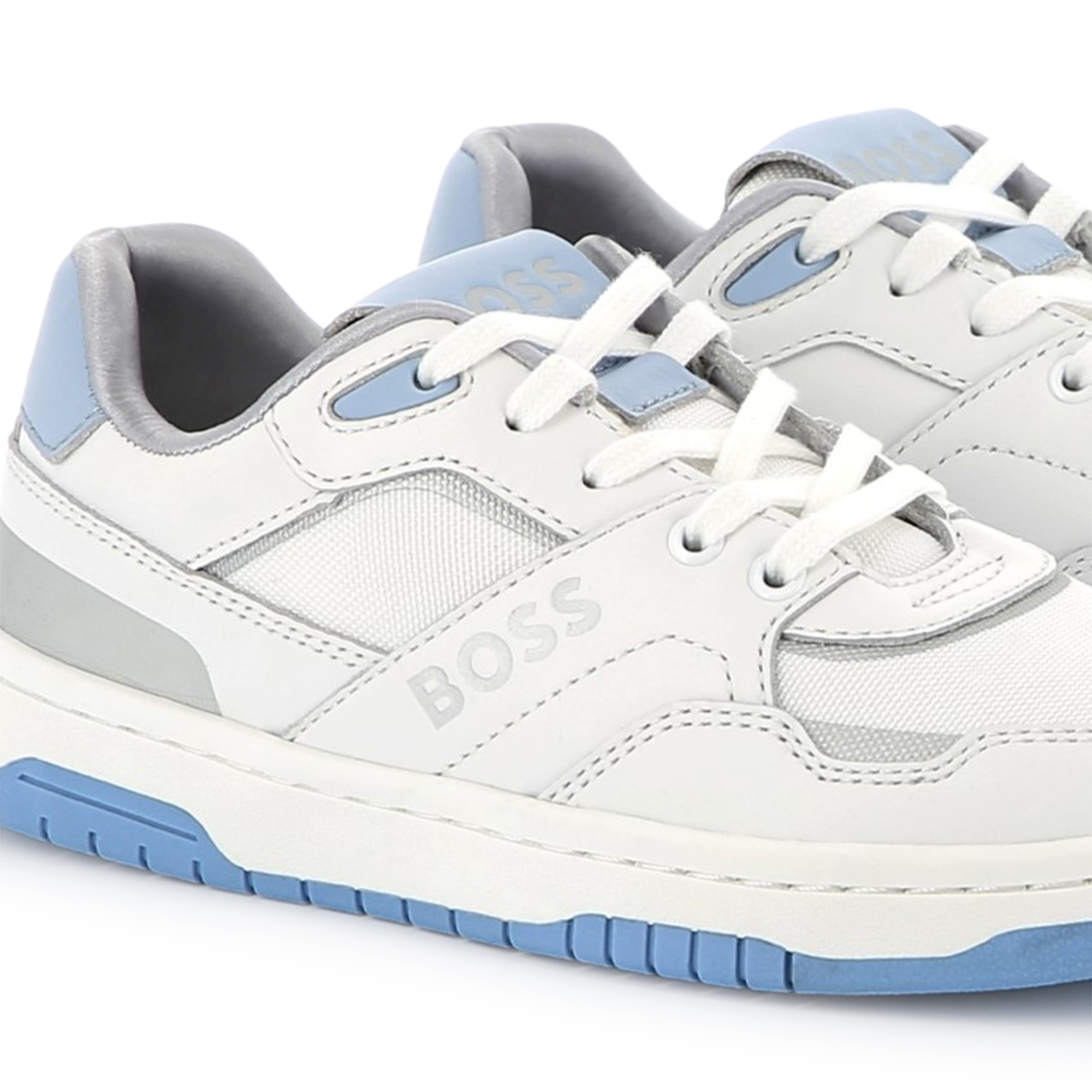 Sneakers con lacci bimateriali BOSS Per BAMBINA