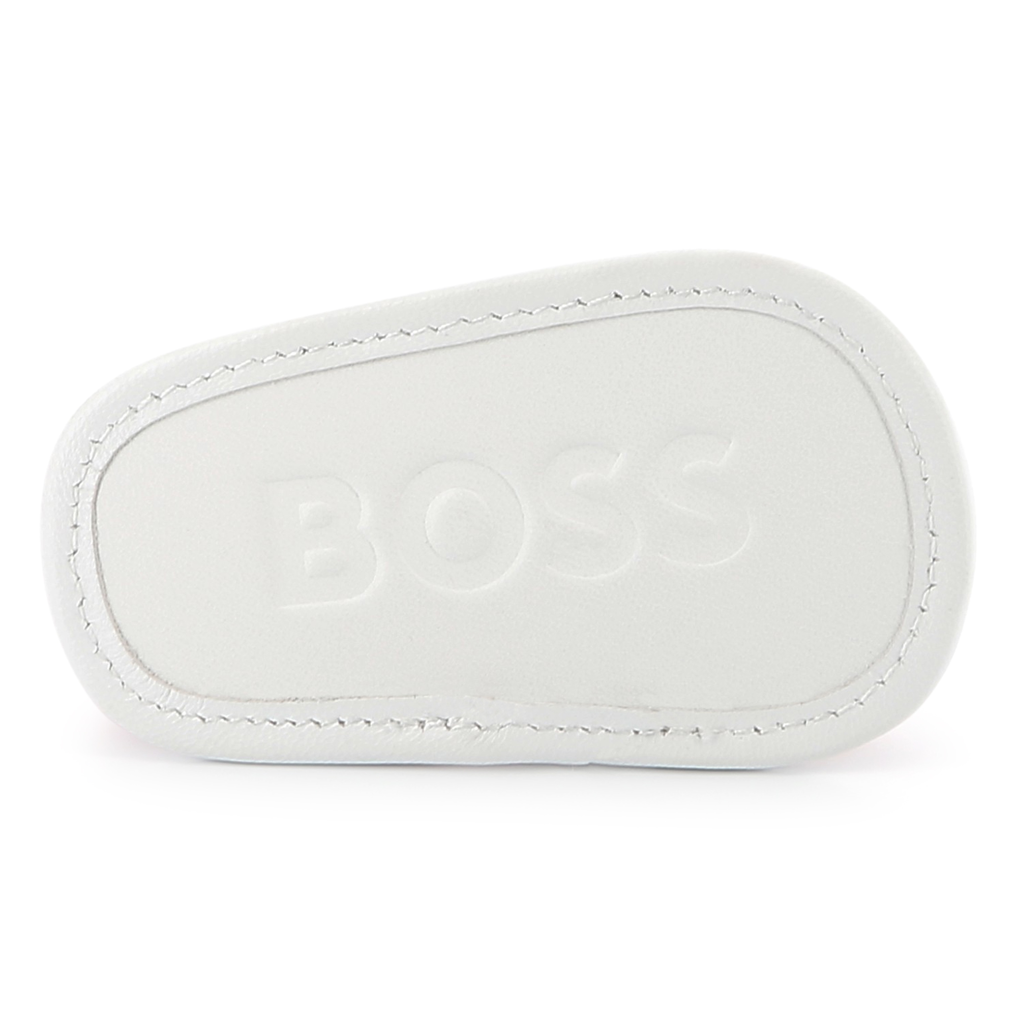 Sandales scratchées en cuir BOSS pour FILLE