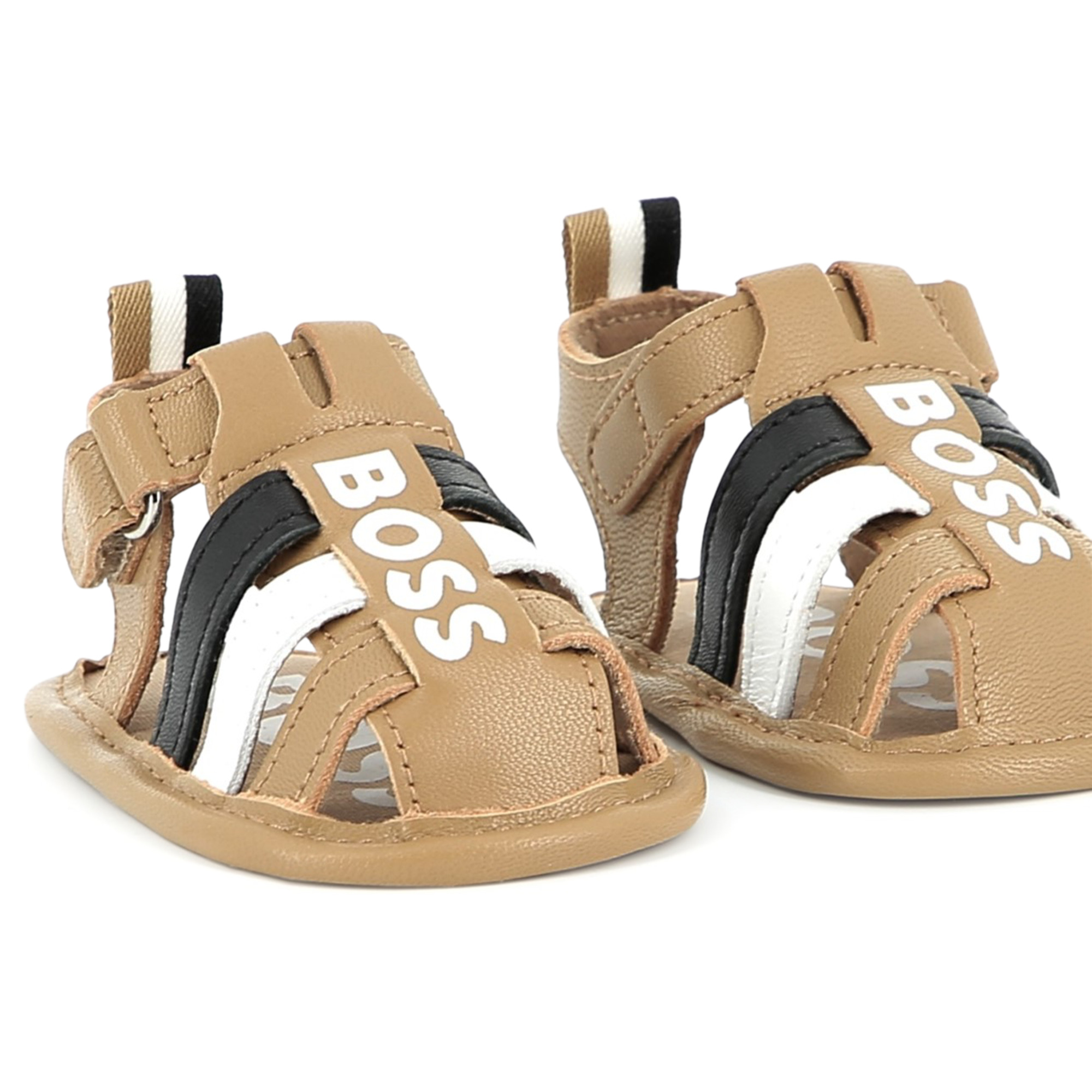 Hook-and-loop strap sandals BOSS for BOY