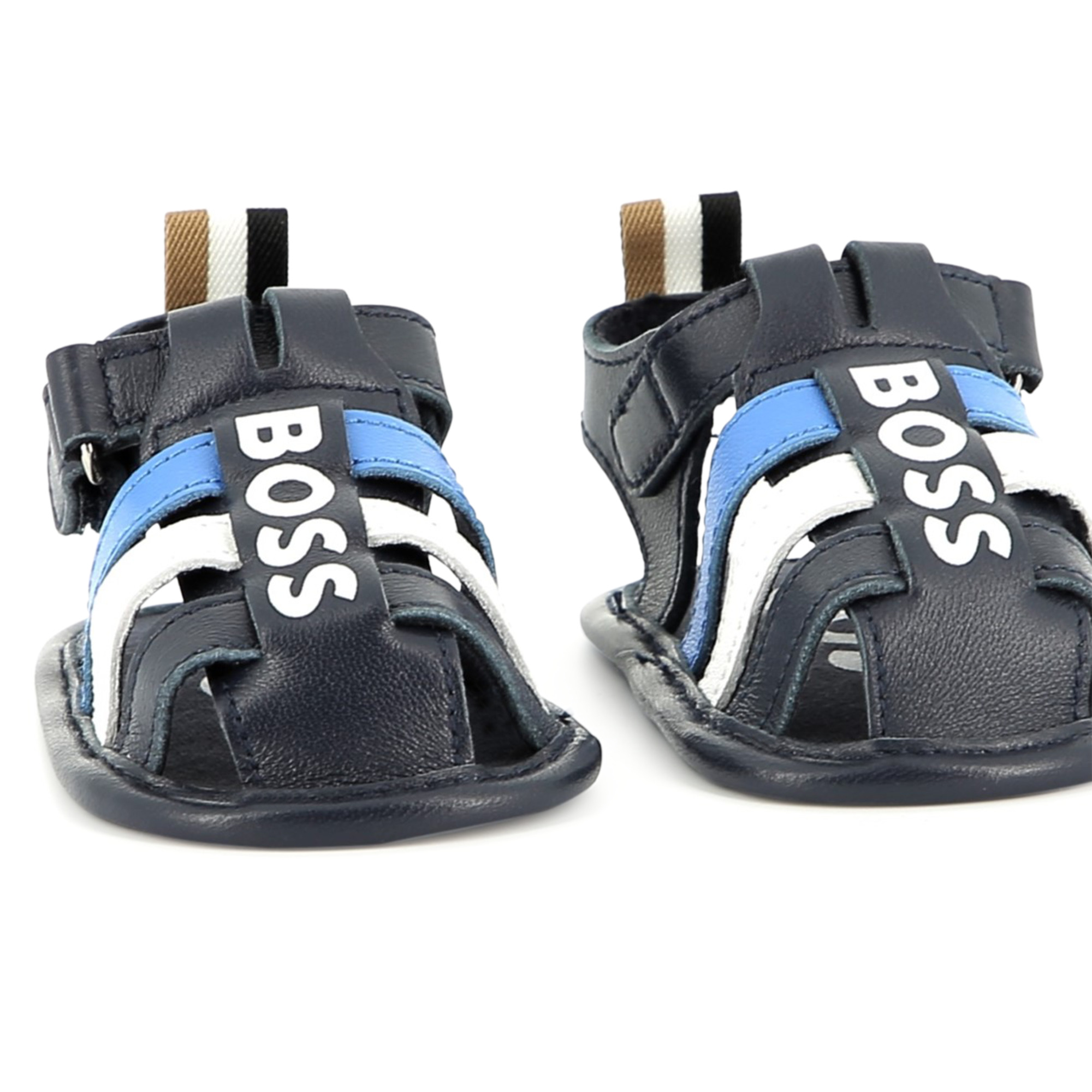 Hook-and-loop strap sandals BOSS for BOY