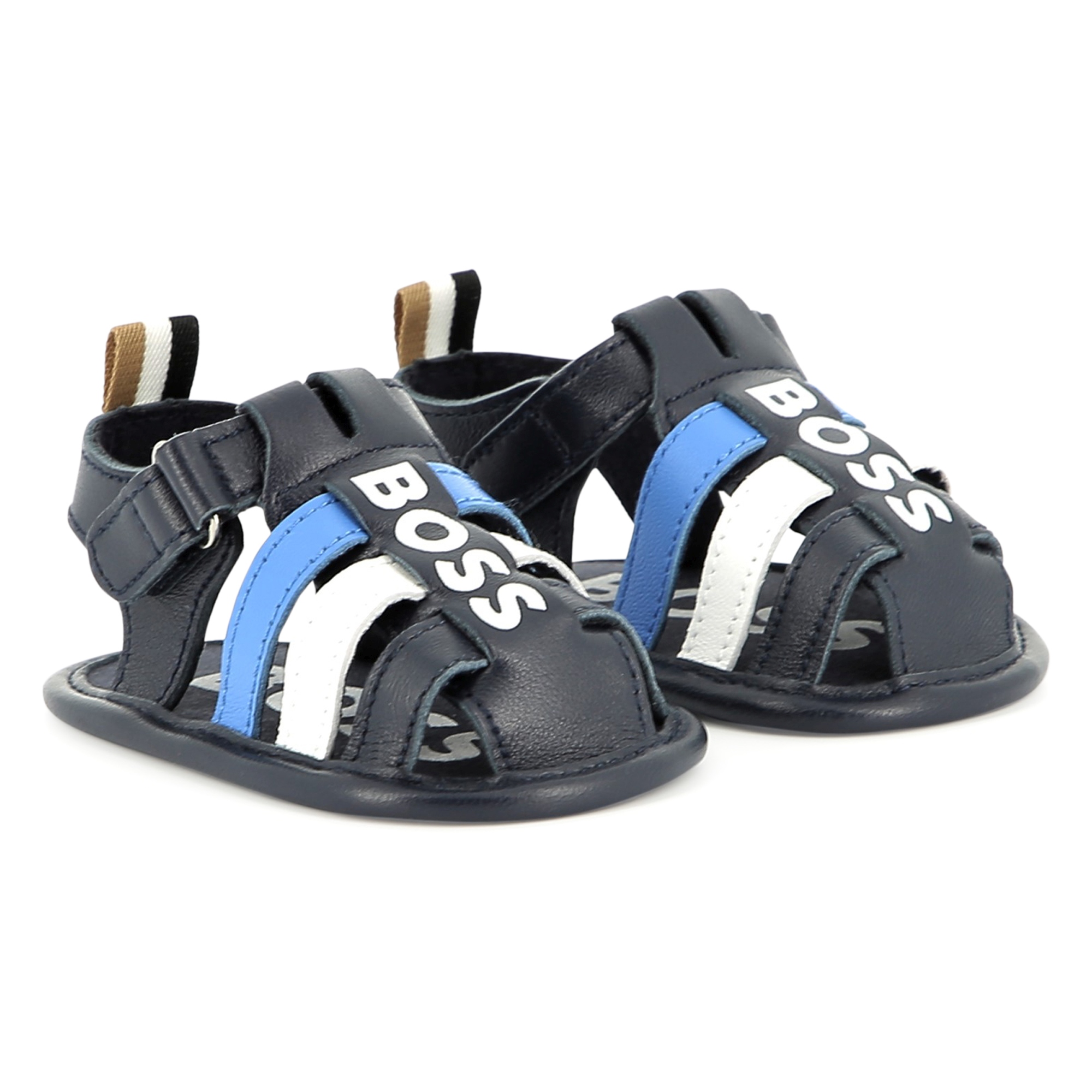 Hook-and-loop strap sandals BOSS for BOY