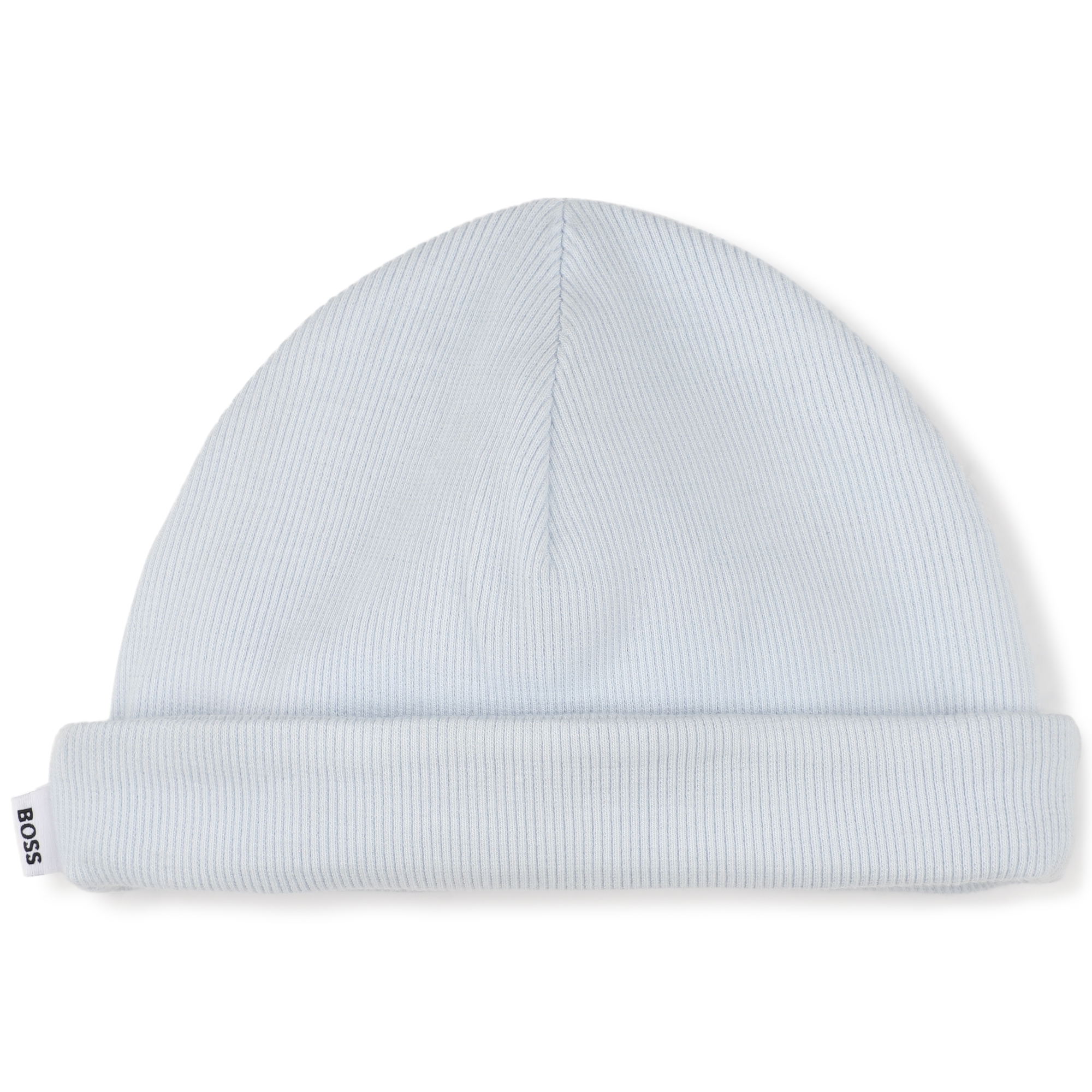 Cotton hat with turn-up BOSS for BOY