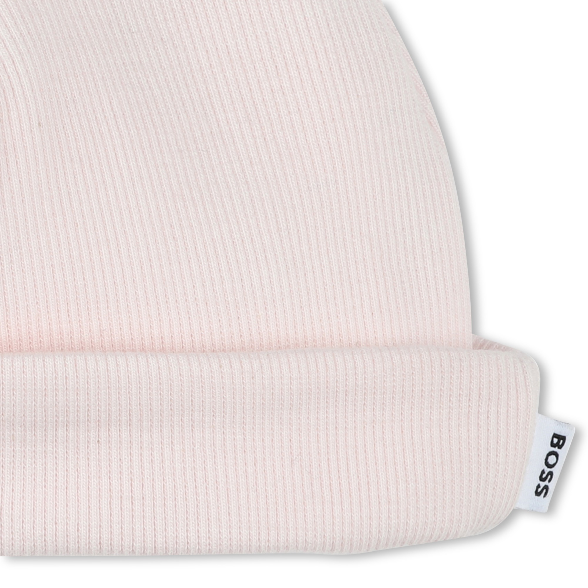 Cappello a coste con risvolto BOSS Per BAMBINA