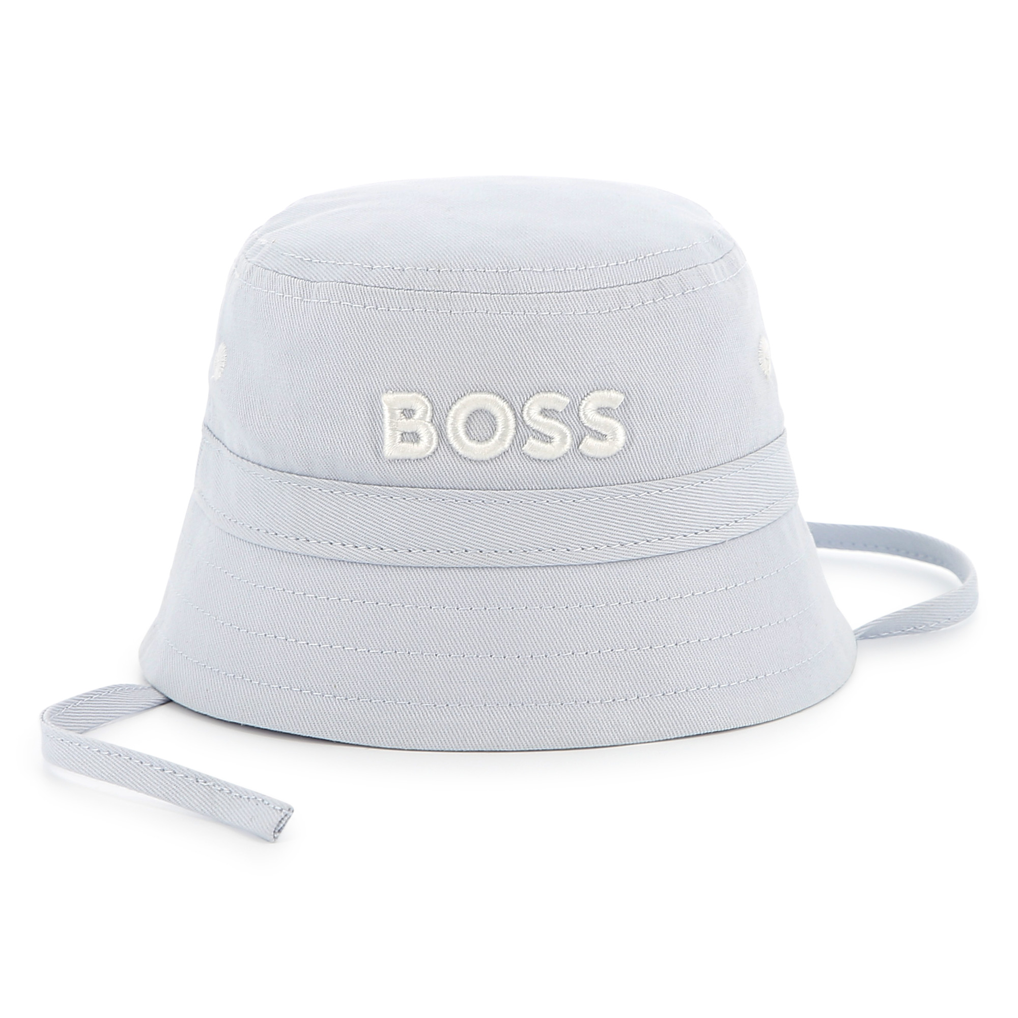 Cotton hat with chin ties BOSS for BOY