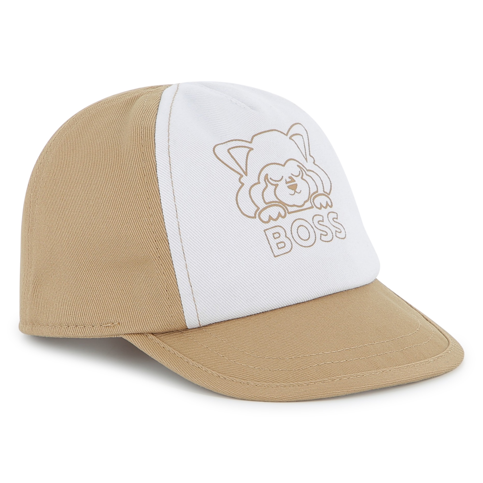 Hook-and-loop embroidered cap BOSS for BOY