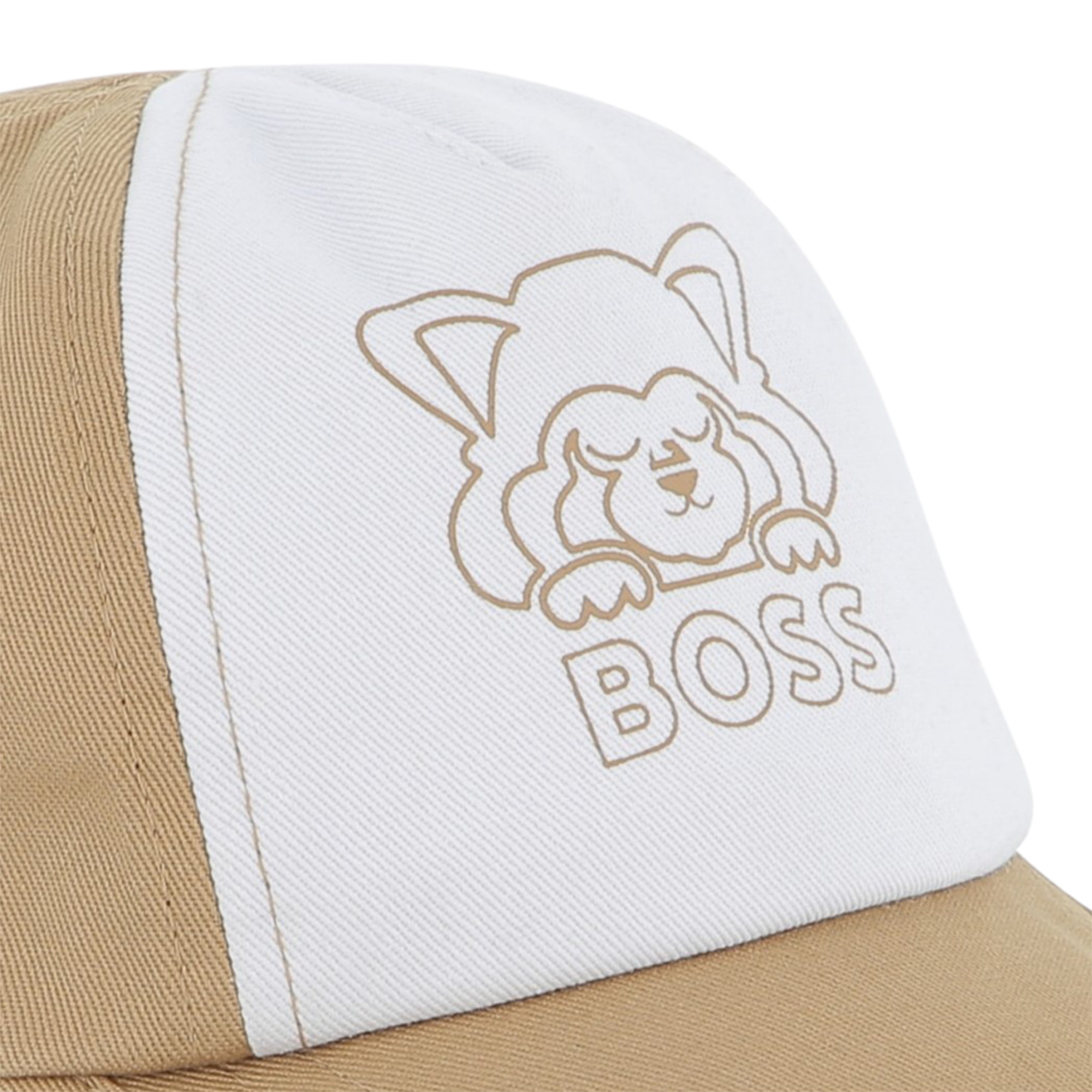 Hook-and-loop embroidered cap BOSS for BOY