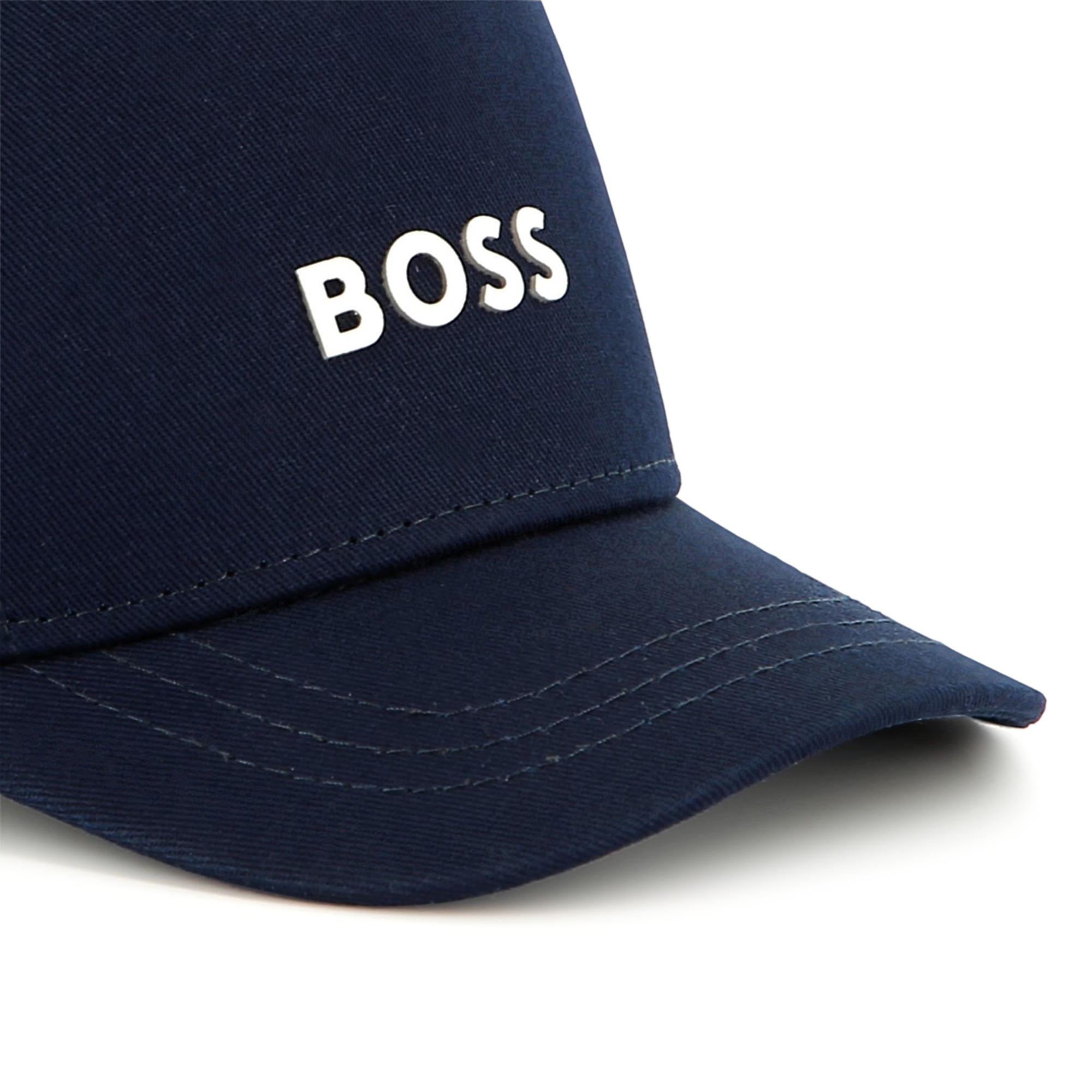 Hook-and-loop cotton cap BOSS for BOY