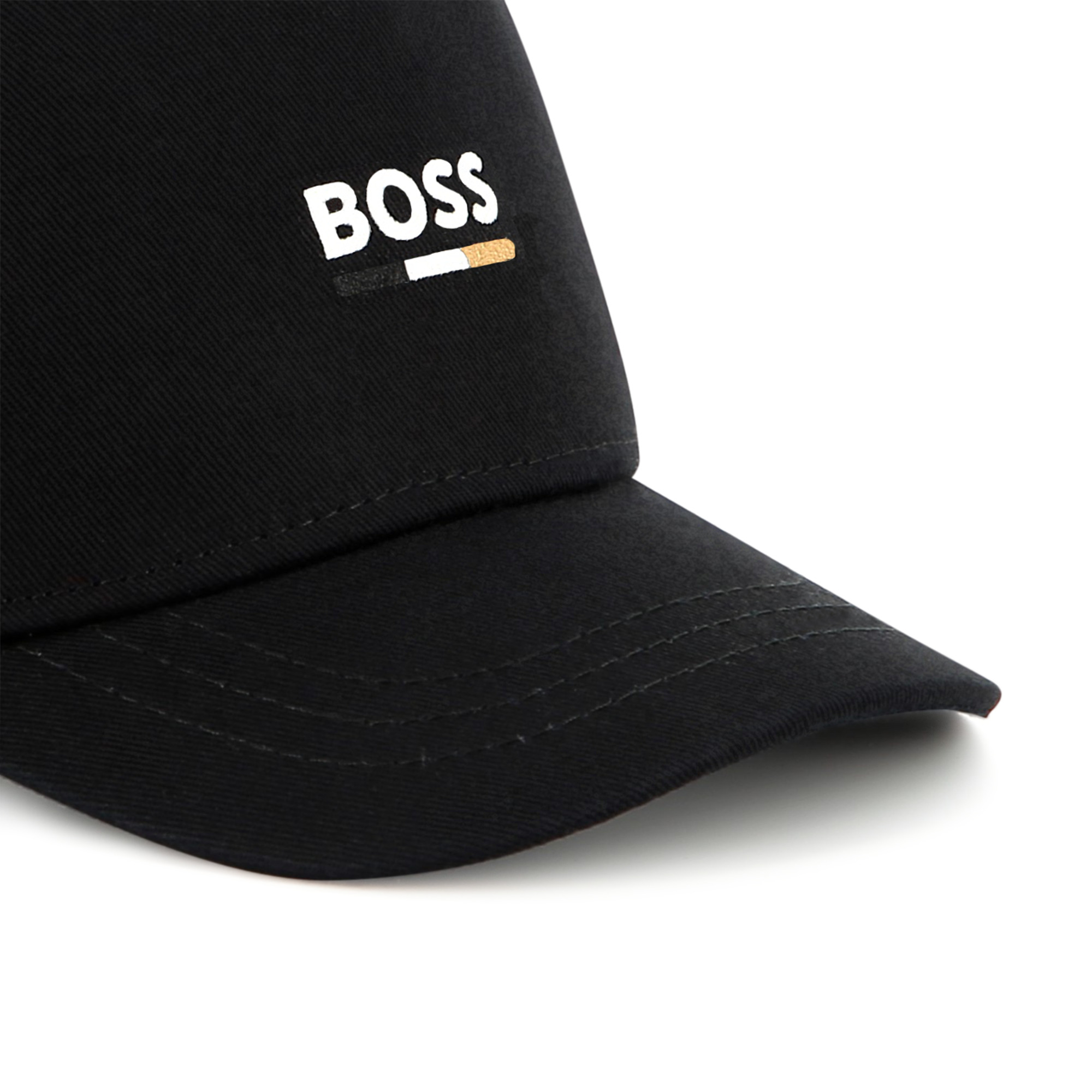 Hook-and-loop cotton cap BOSS for BOY