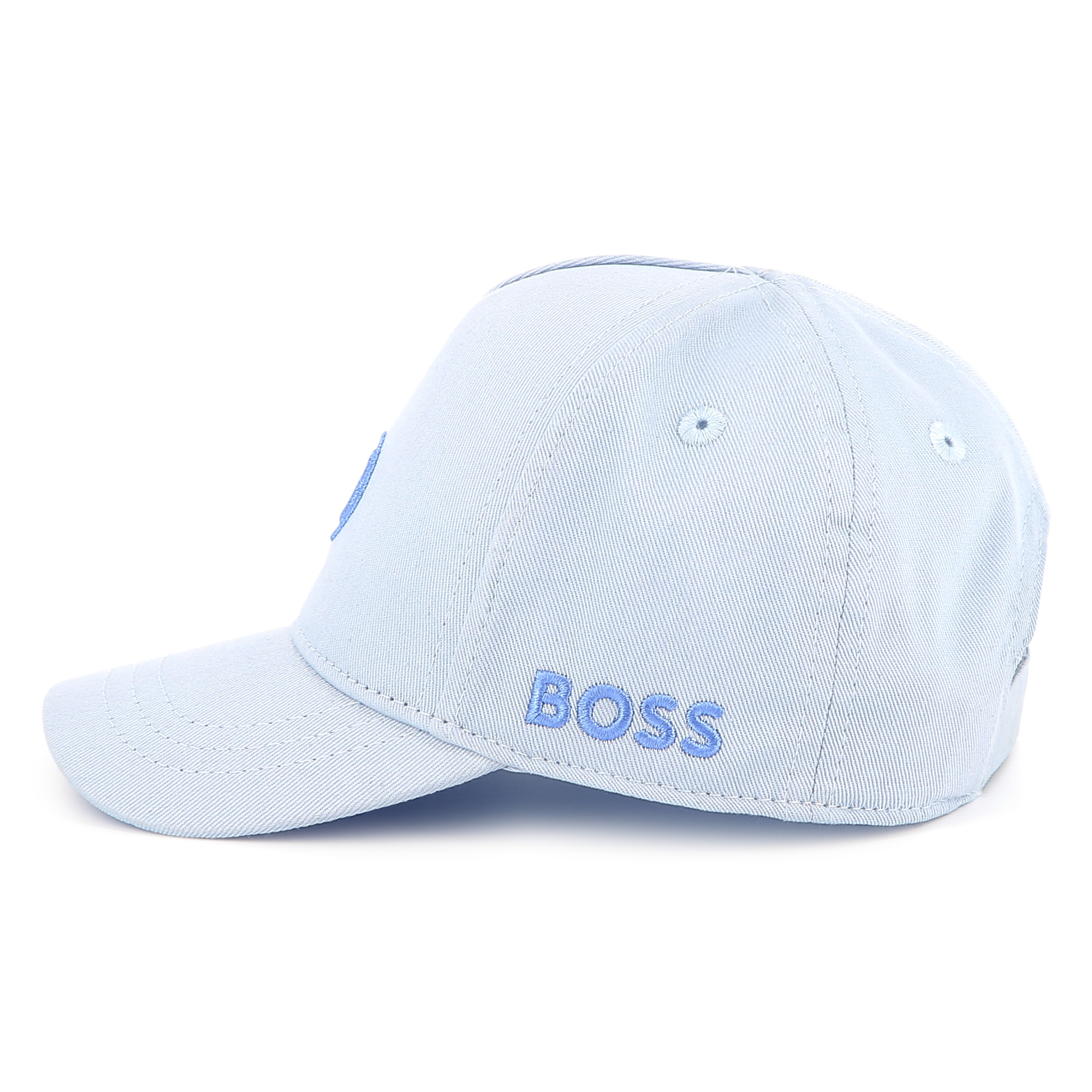 Hook-and-loop cotton cap BOSS for BOY