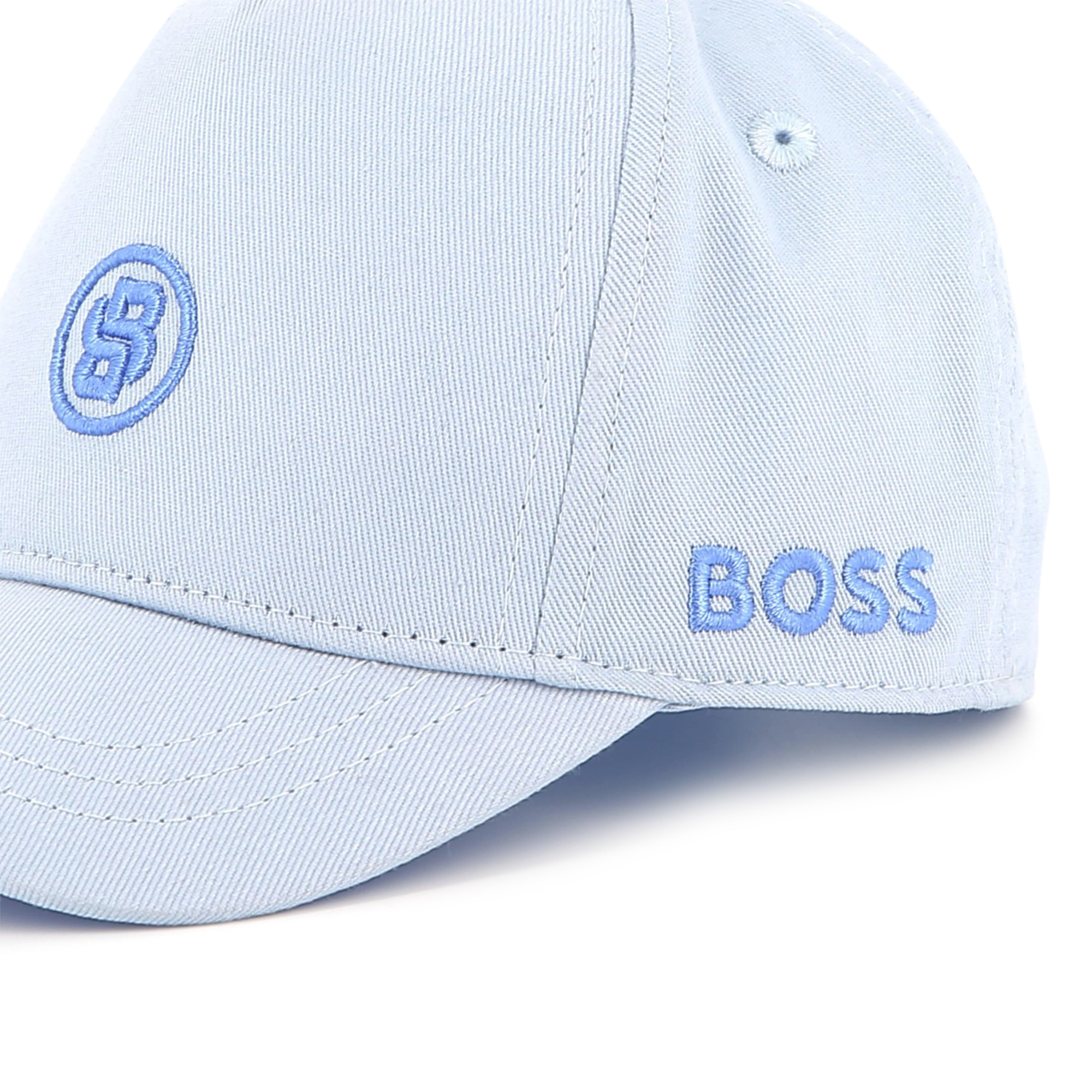 Hook-and-loop cotton cap BOSS for BOY