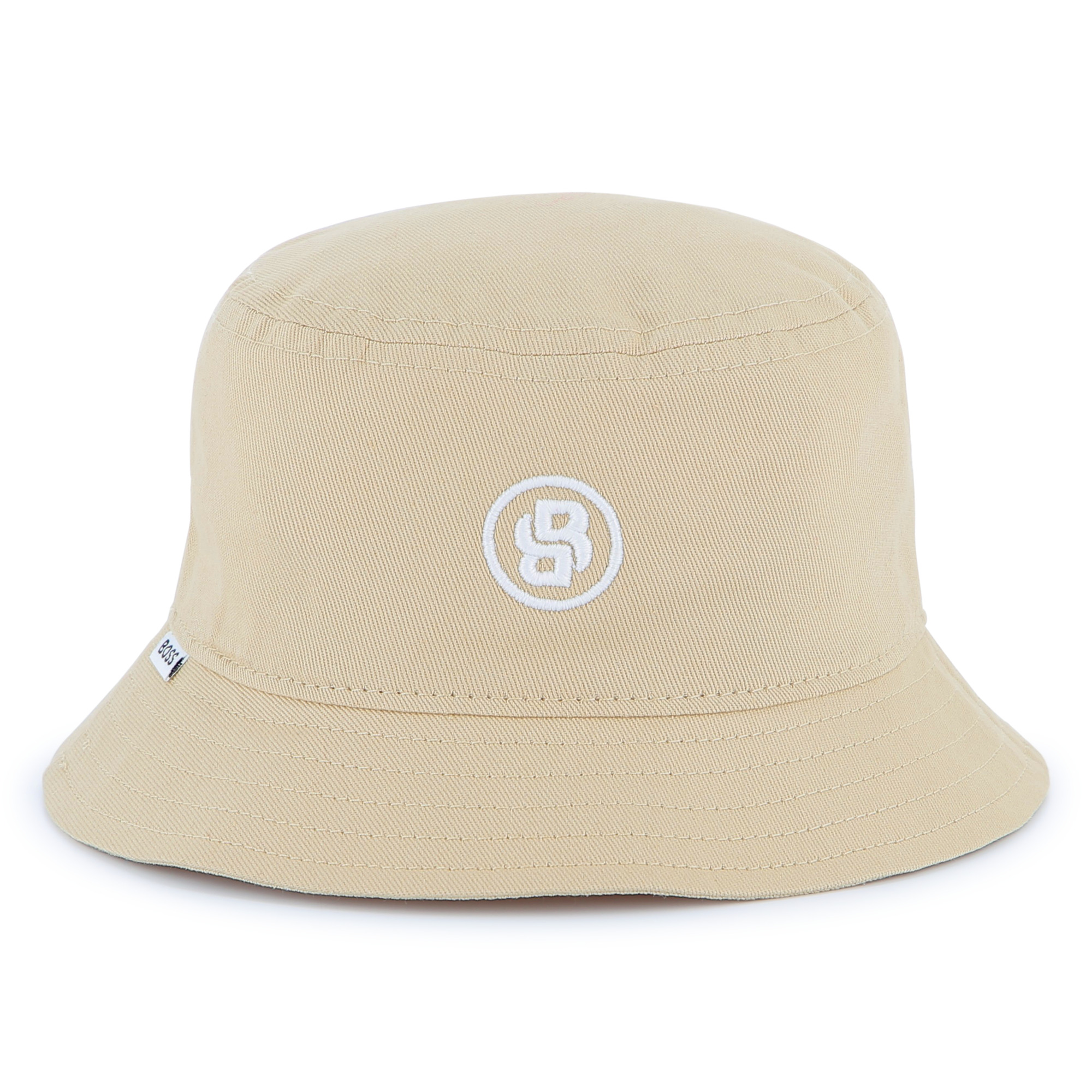 Embroidered cotton bucket hat BOSS for BOY