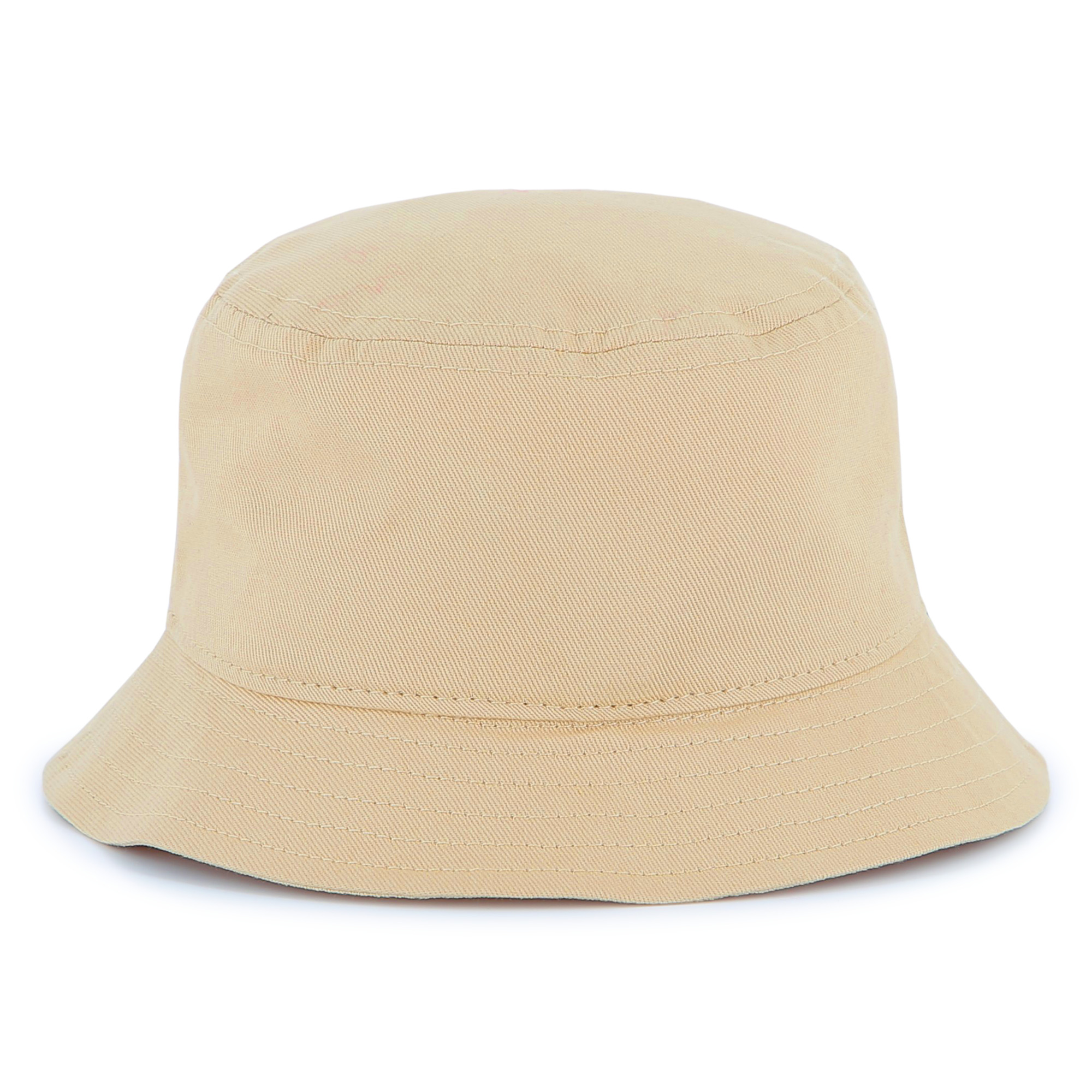 Embroidered cotton bucket hat BOSS for BOY