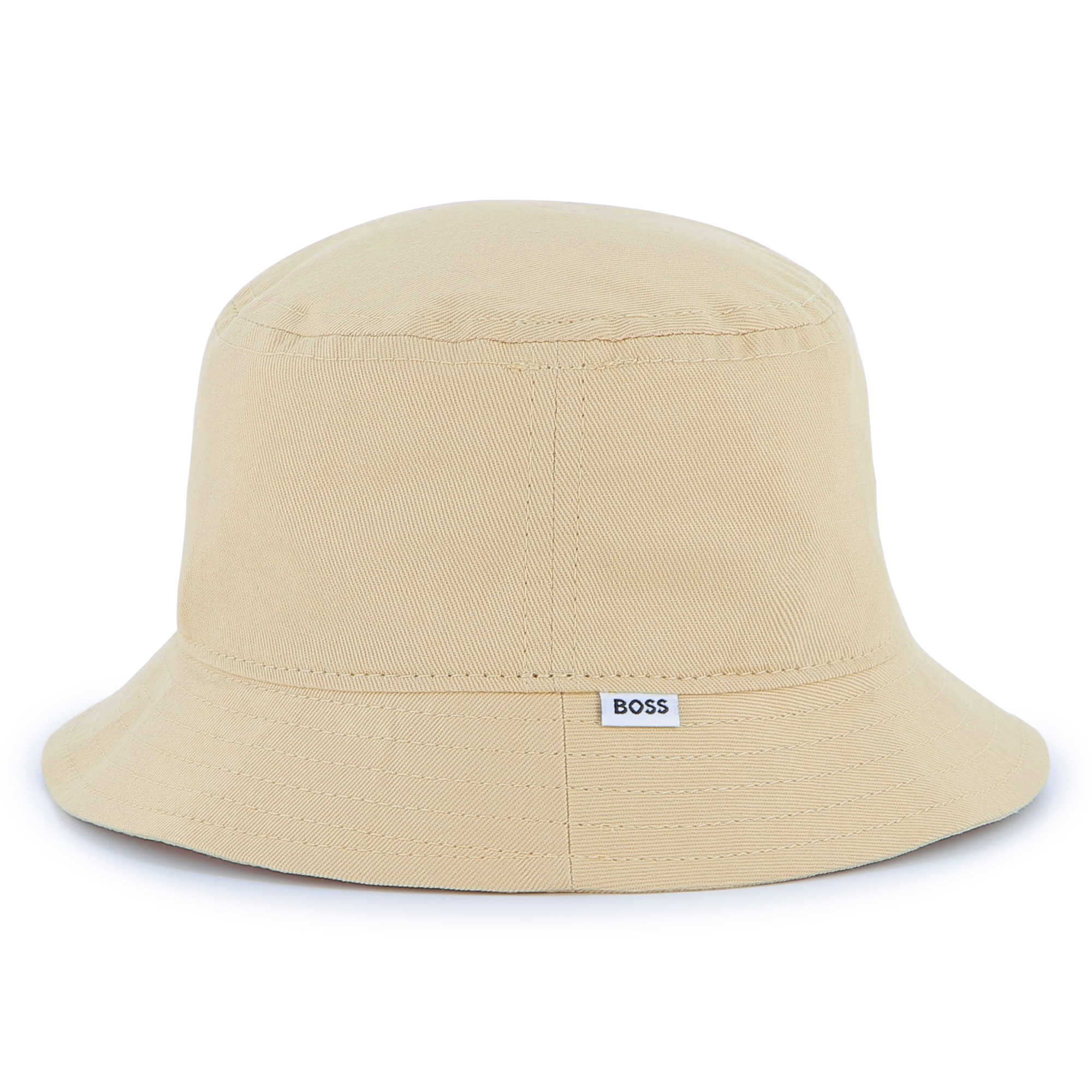 Embroidered cotton bucket hat BOSS for BOY