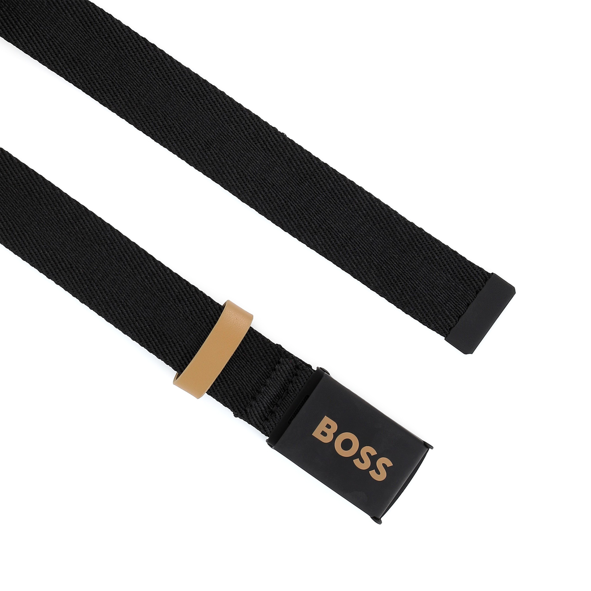 Leather belt with loop BOSS for BOY