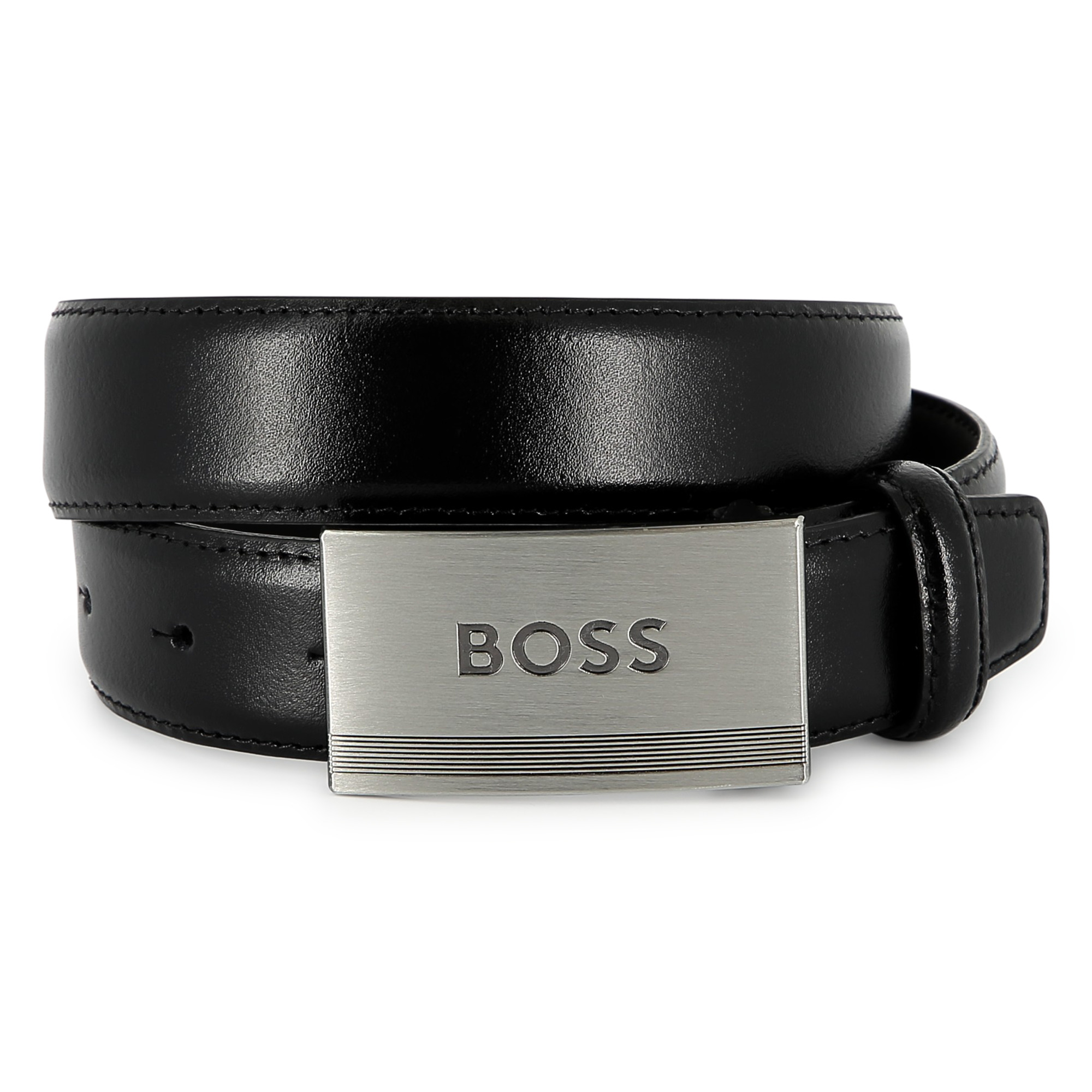 Leather belt BOSS for BOY