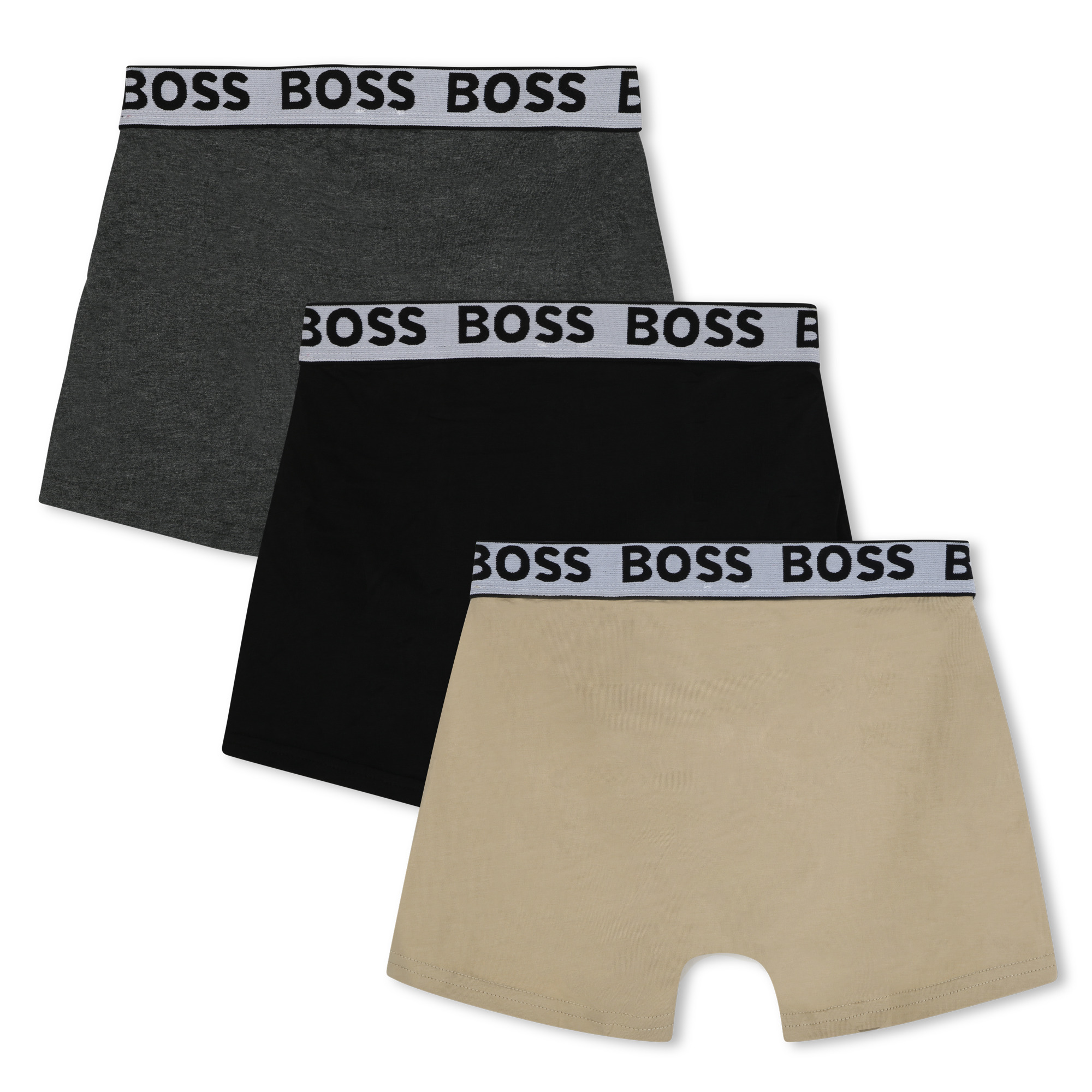 Set of 3 cotton boxer shorts BOSS for BOY