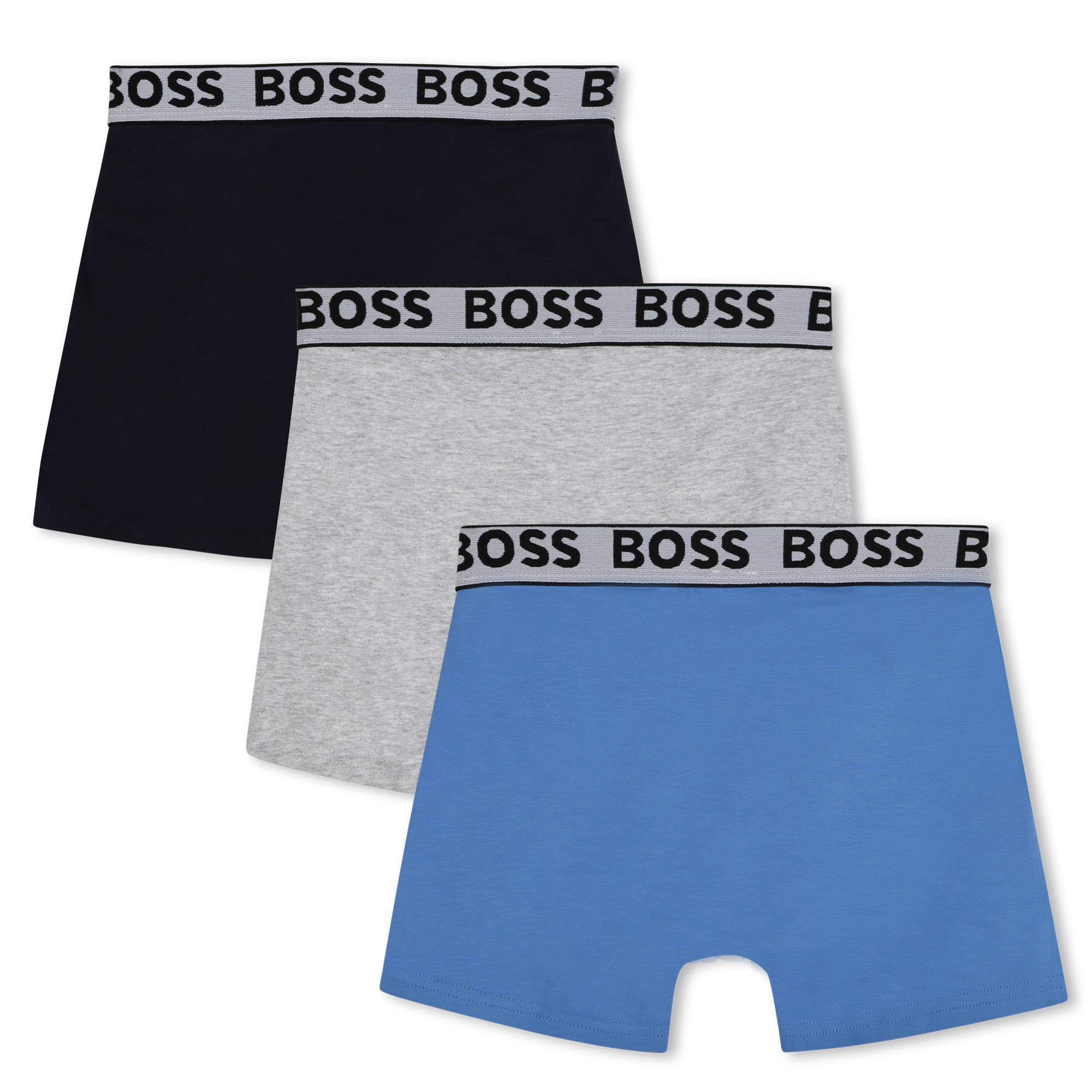 Set of 3 cotton boxer shorts BOSS for BOY