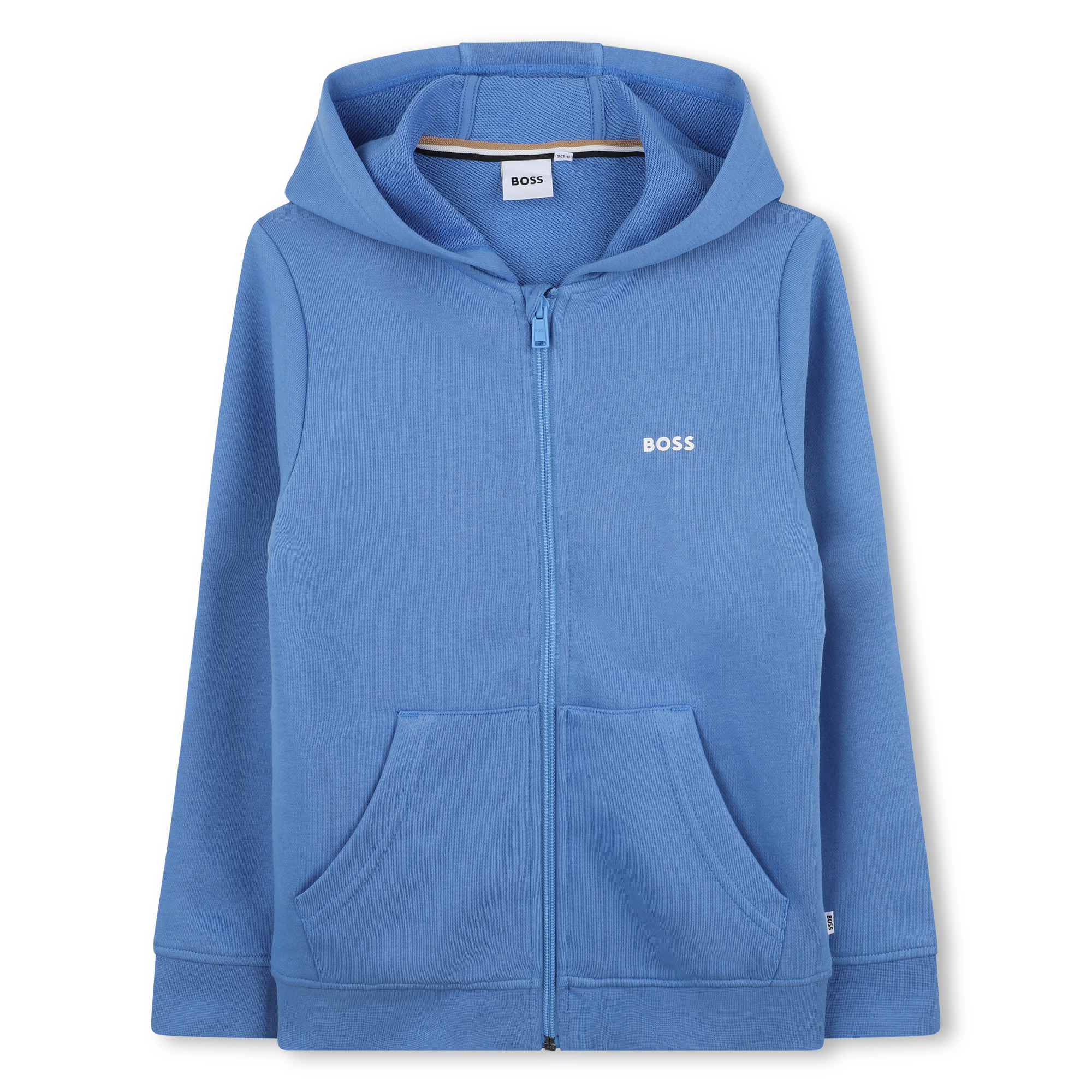 Sweat-shirt zippé à capuche BOSS pour GARCON