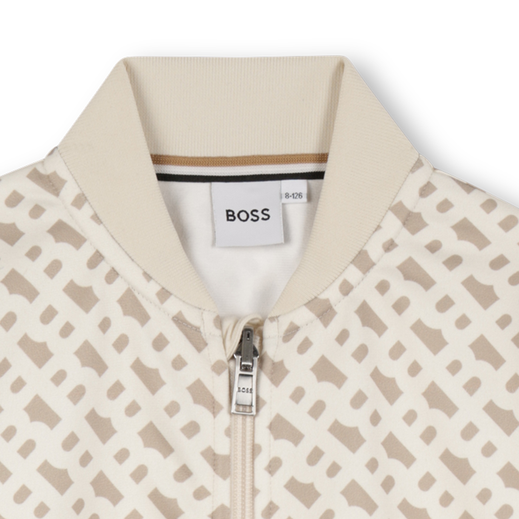 Sweatshirt met monogramprint BOSS Voor