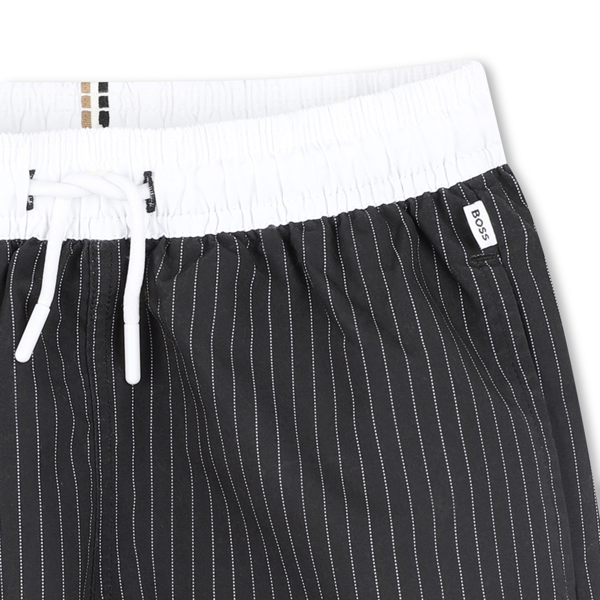 Striped swimming trunks BOSS for BOY