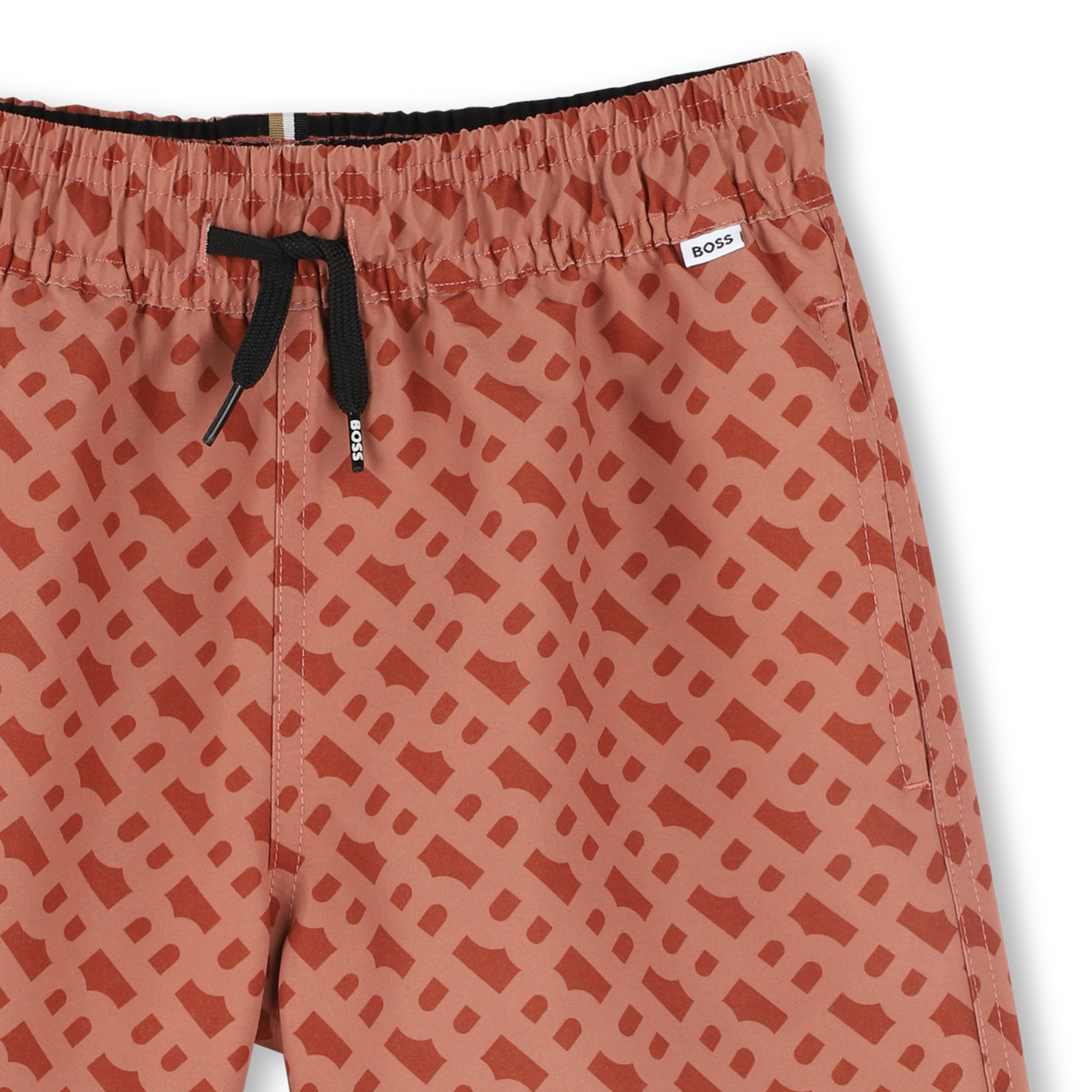 Zwemshort met monogramprint BOSS Voor