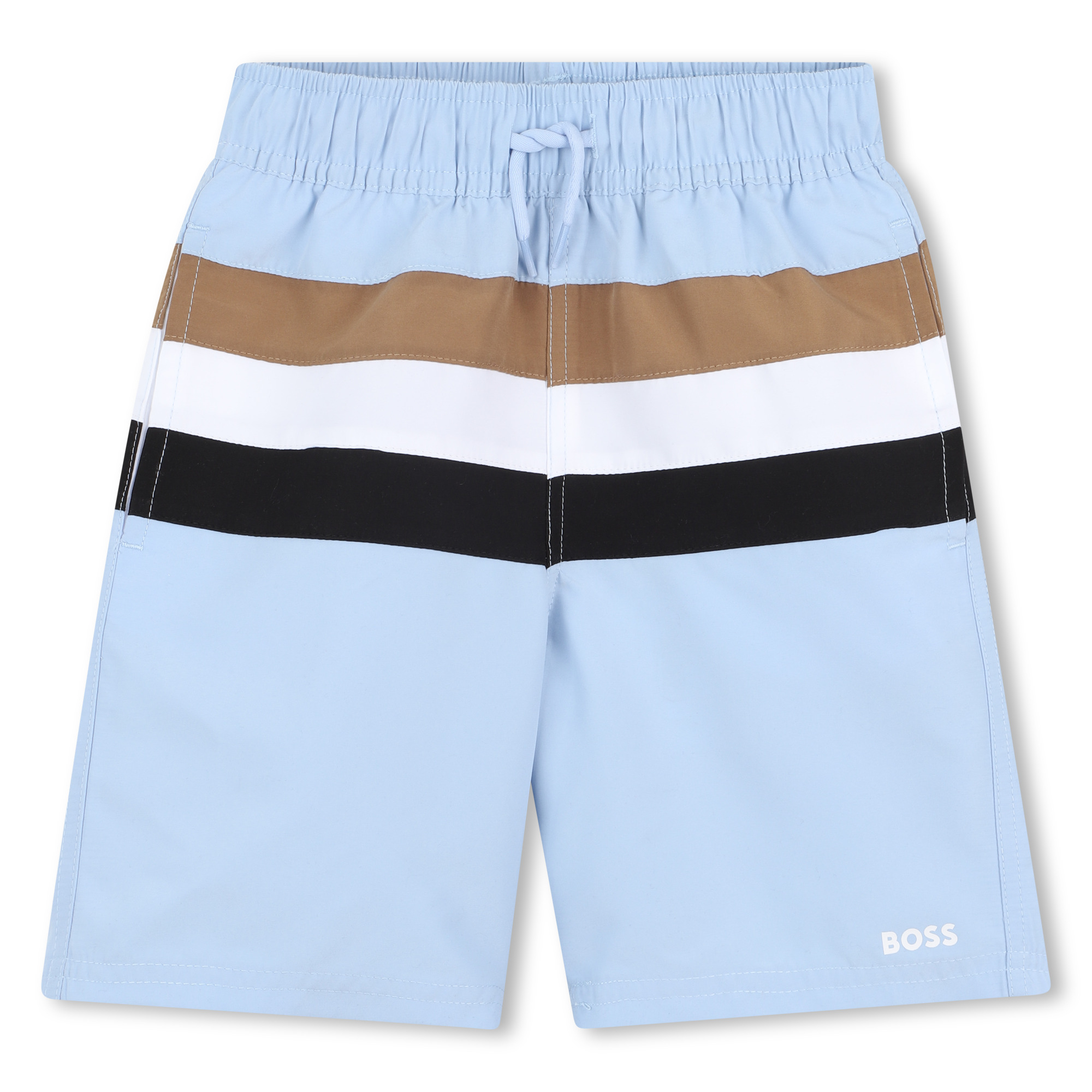 Striped swimming trunks BOSS for BOY