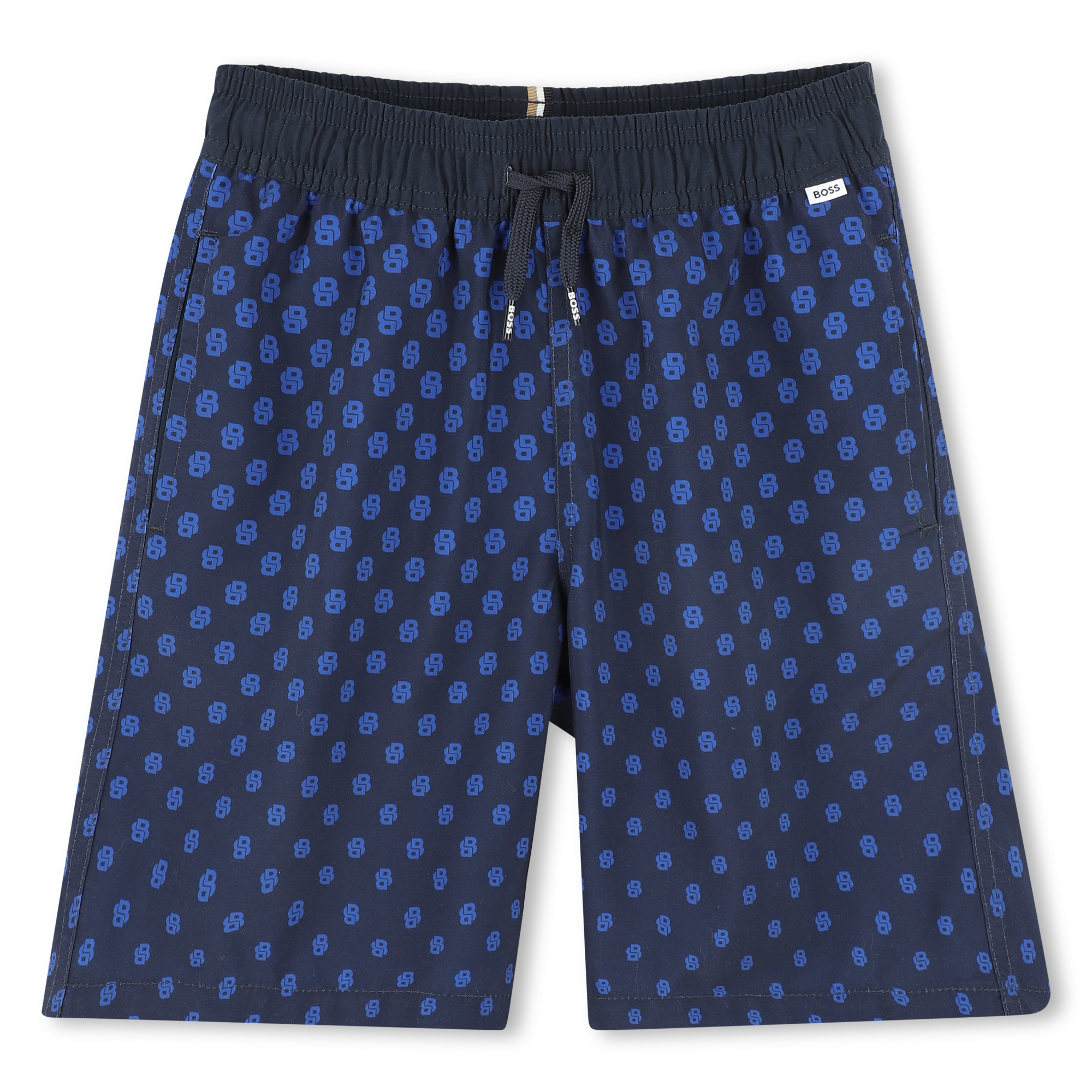 Double-B motif swimming trunks BOSS for BOY