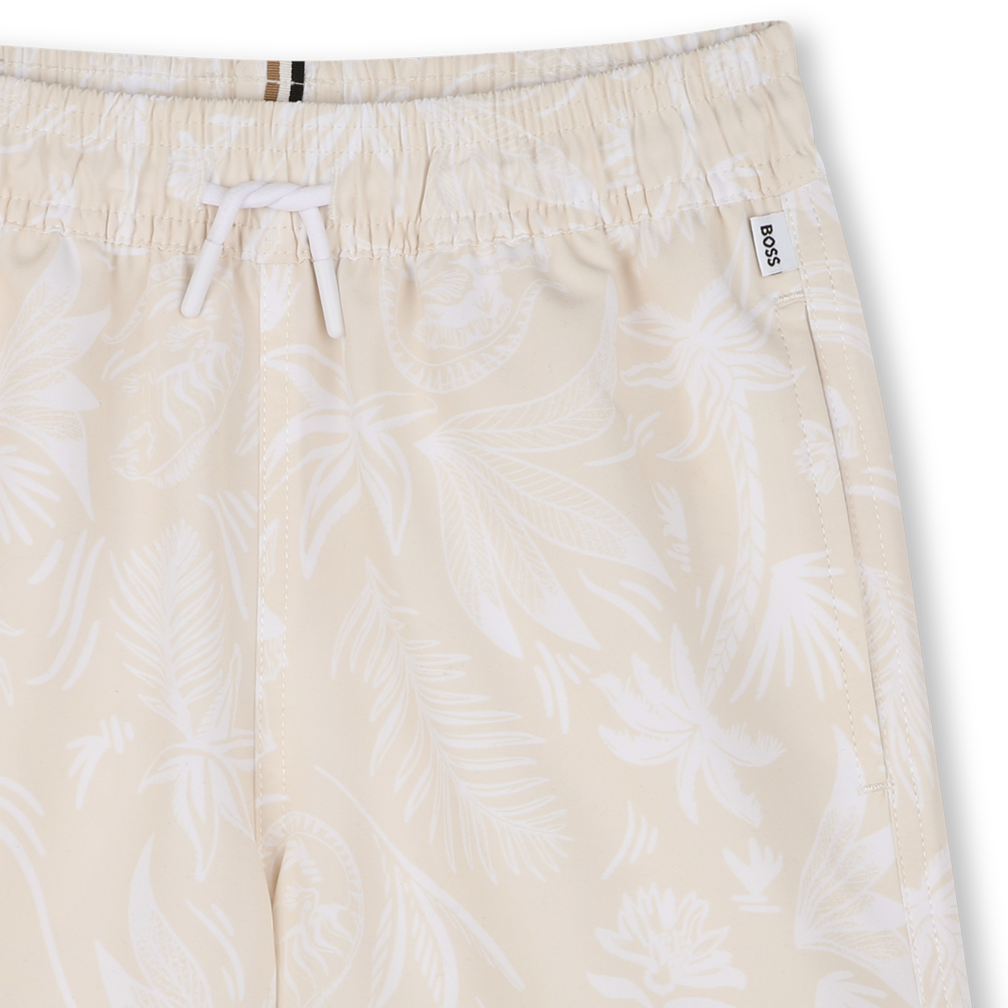 Zwemshort met print BOSS Voor