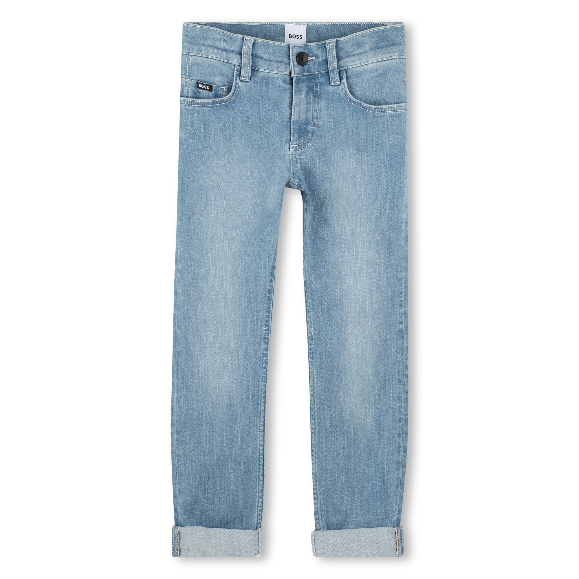 Jeans aderenti a 5 tasche BOSS Per RAGAZZO