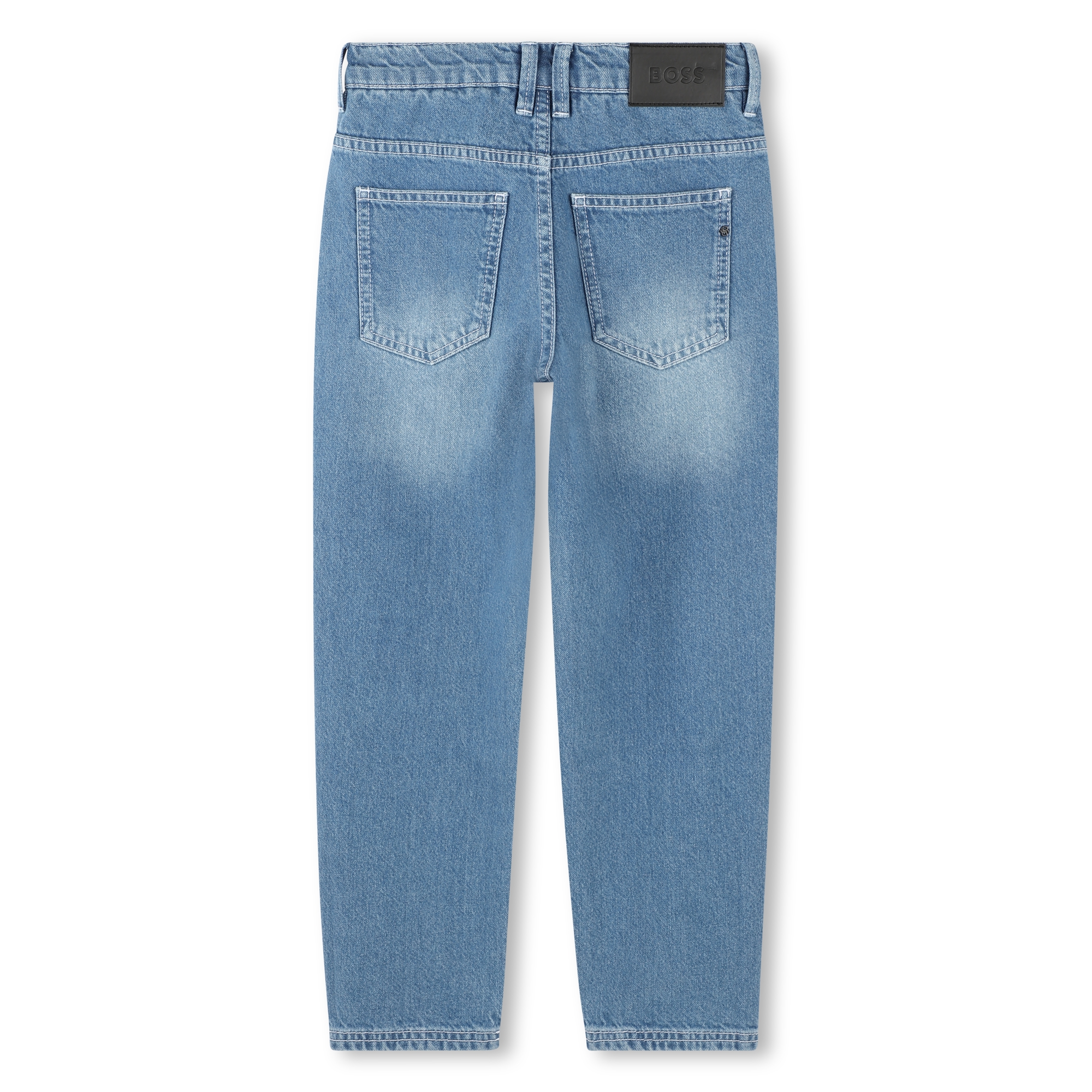 Wide-leg 5-pocket cotton jeans BOSS for BOY