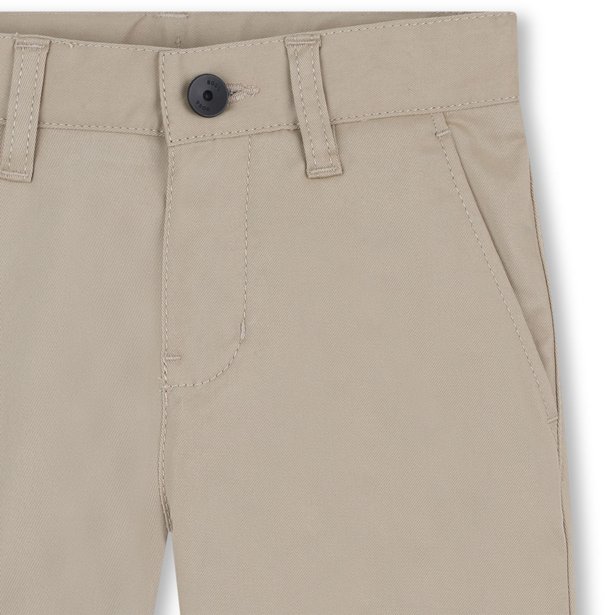 Gevoerde chino bermuda BOSS Voor