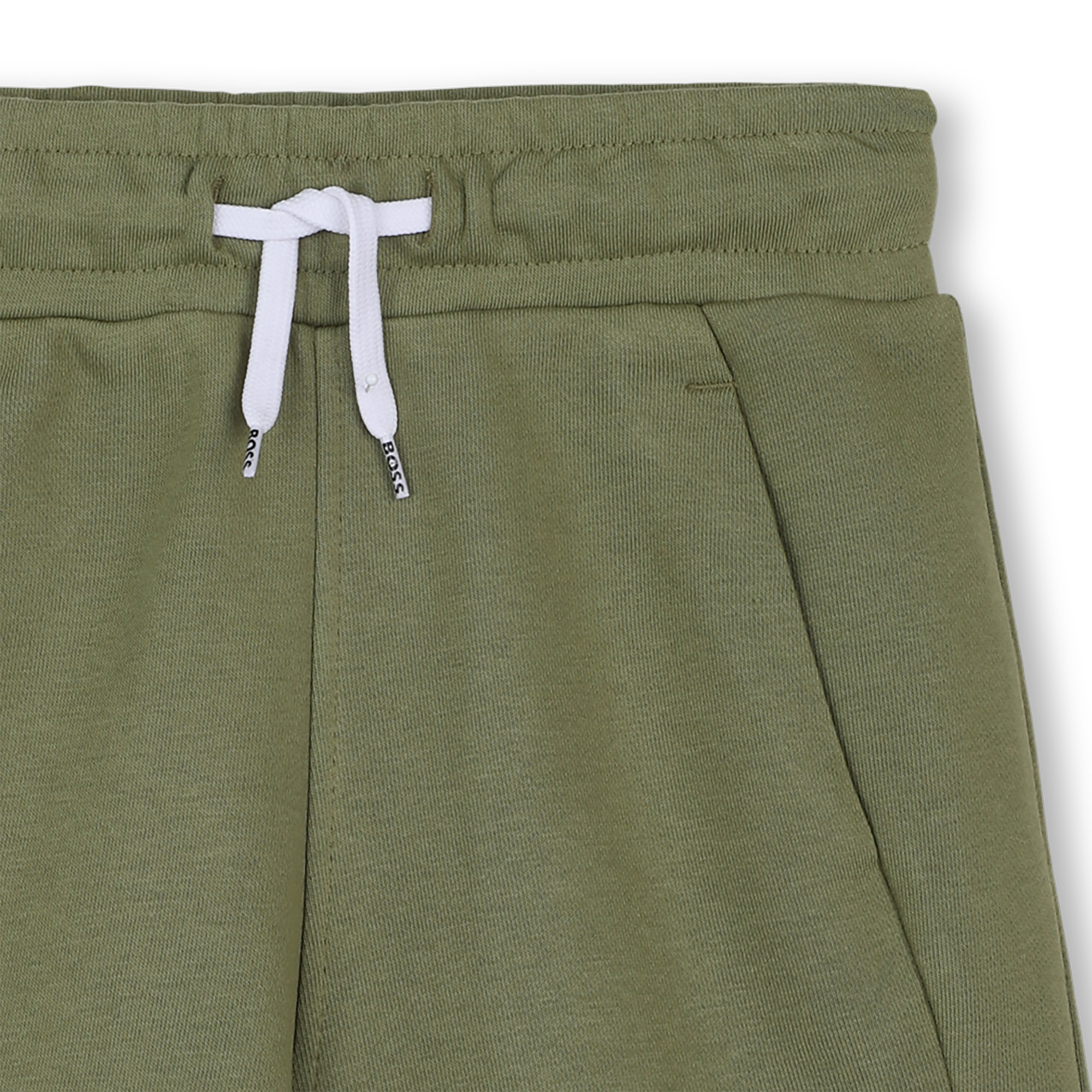 Plain fleece Bermuda shorts BOSS for BOY