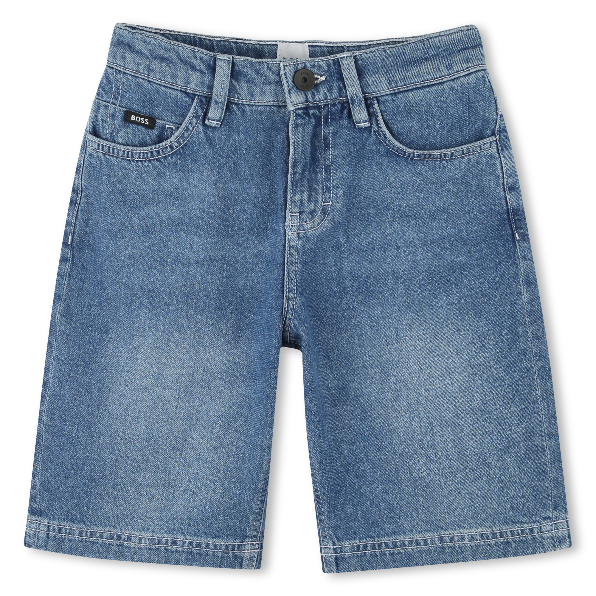 5-pocket-jeansshort BOSS Voor