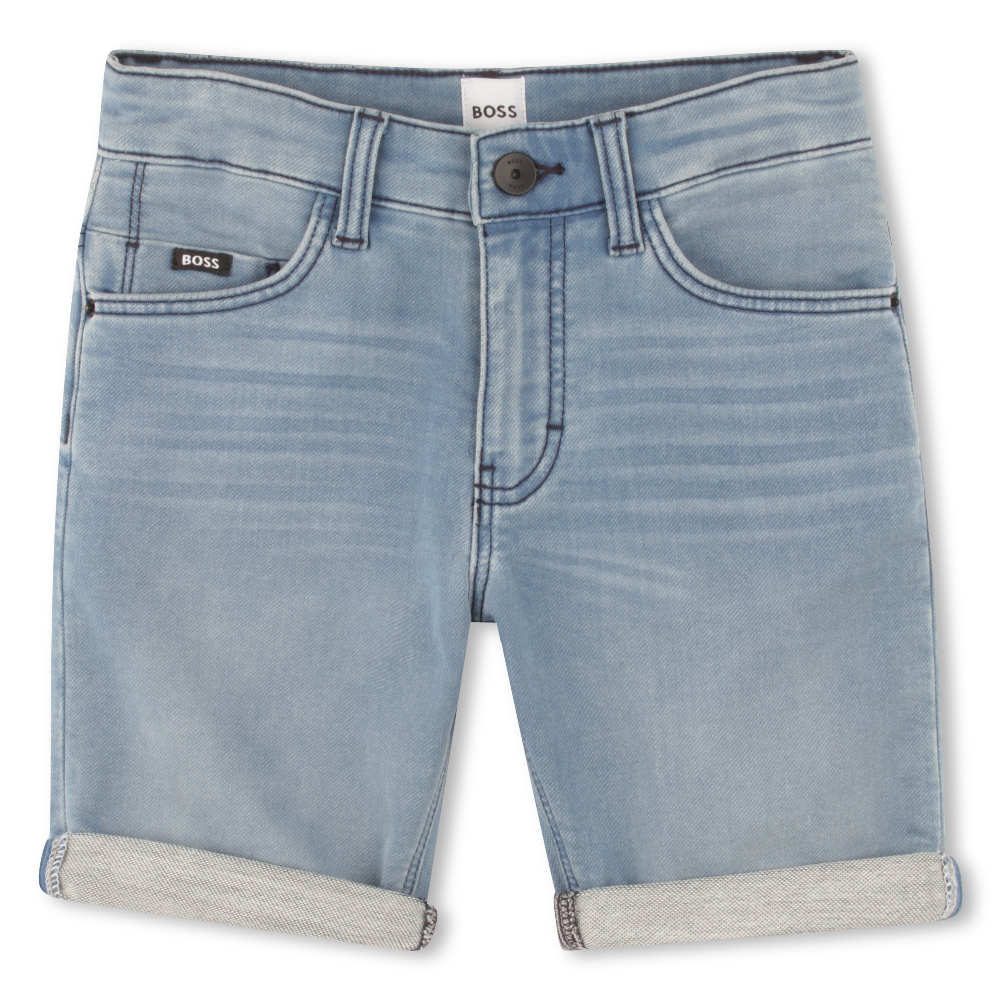 Short en jean 5 poches BOSS pour GARCON