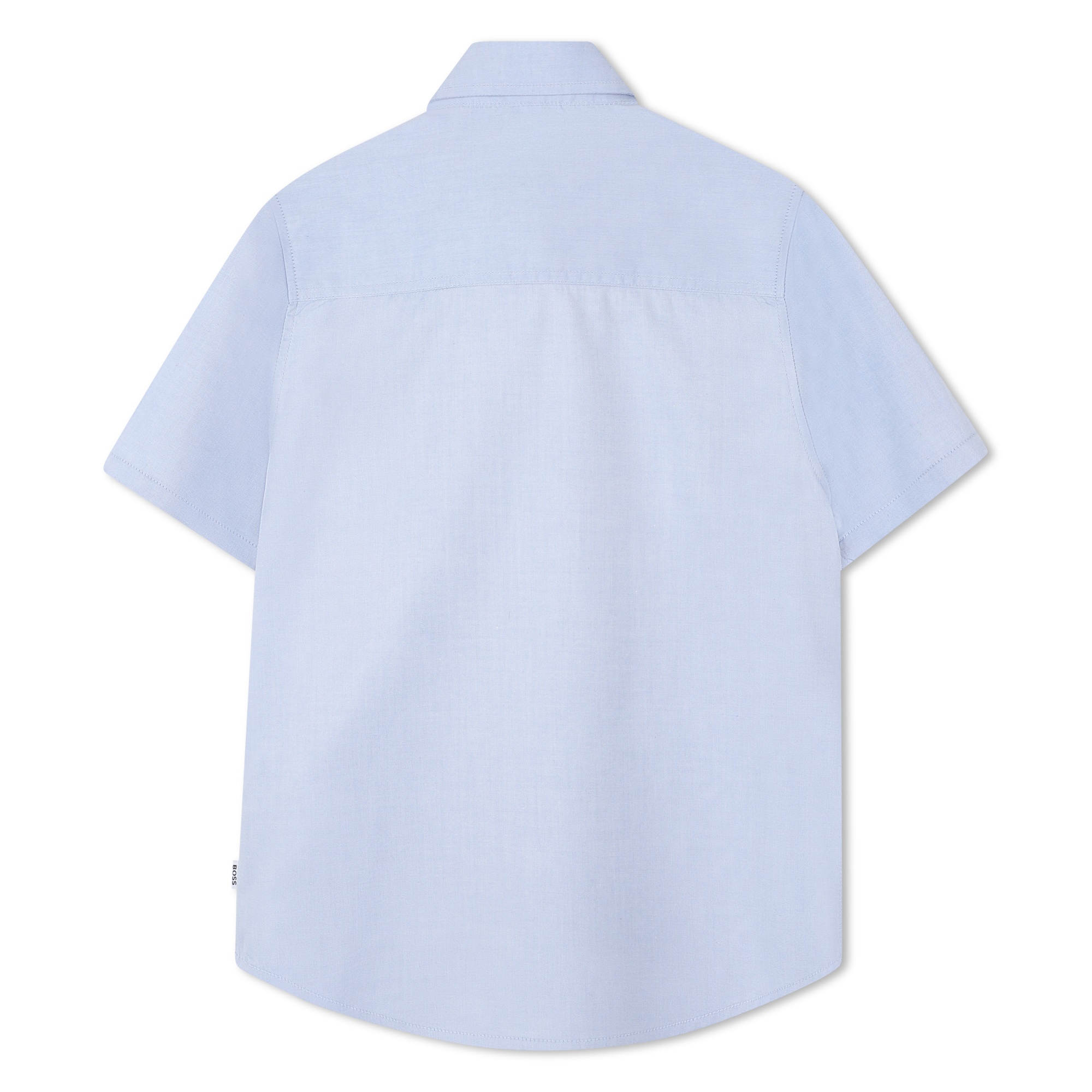 Chemise en coton uni BOSS pour GARCON