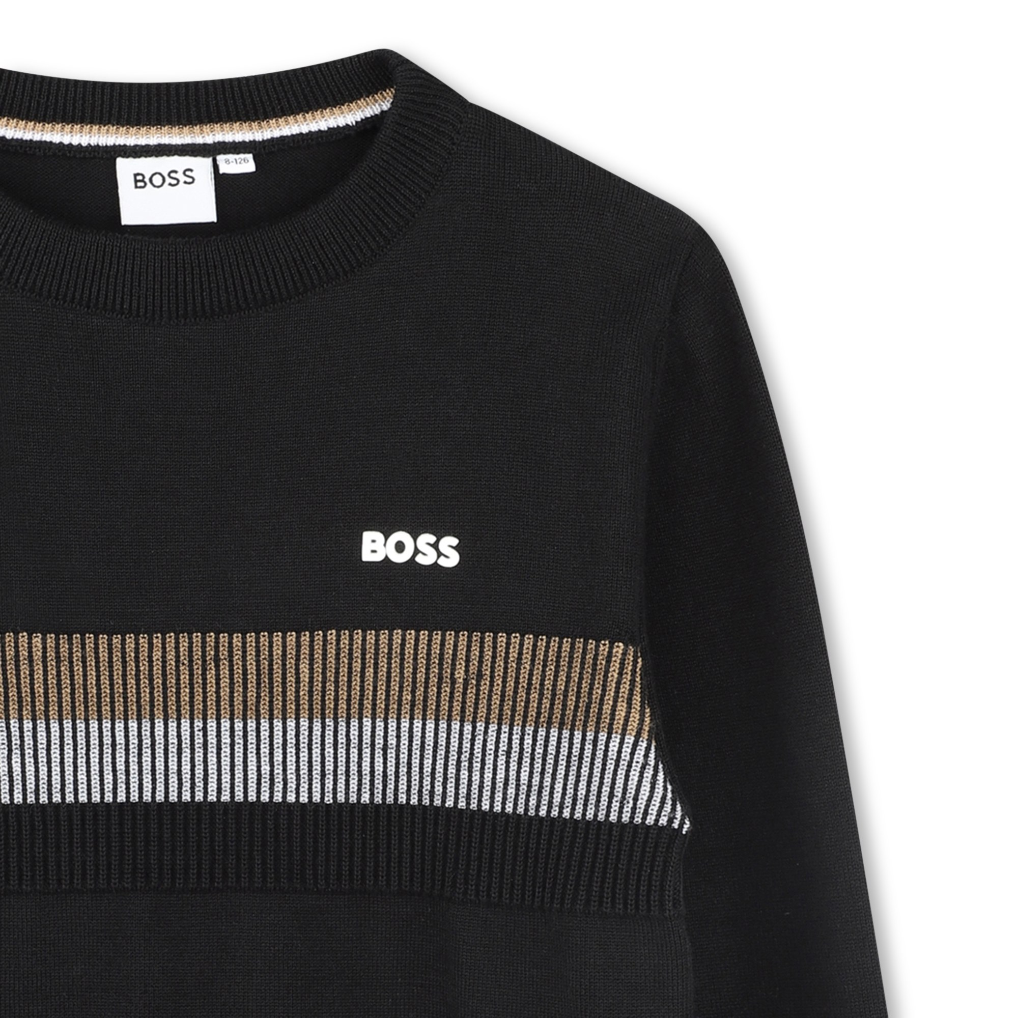 Pull avec rayures BOSS pour GARCON