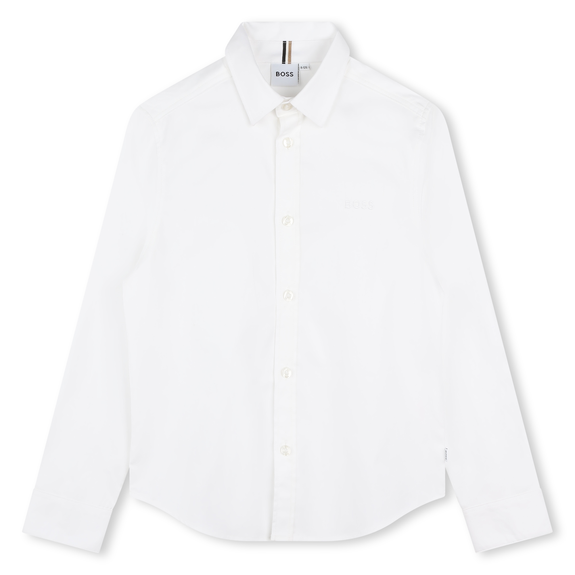 Plain cotton shirt BOSS for BOY