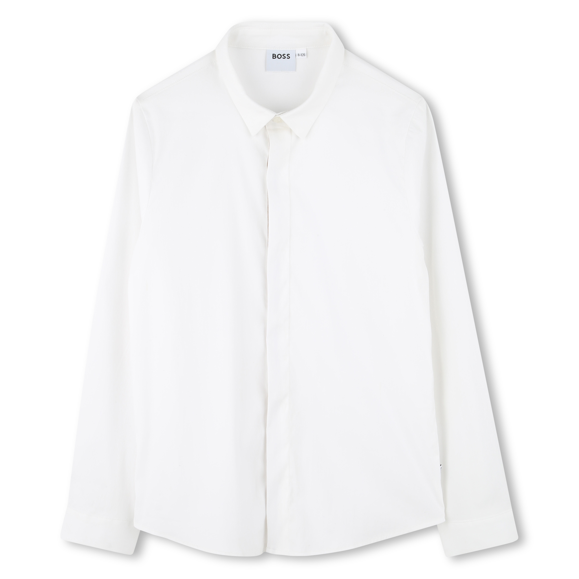 Fitted poplin shirt BOSS for BOY