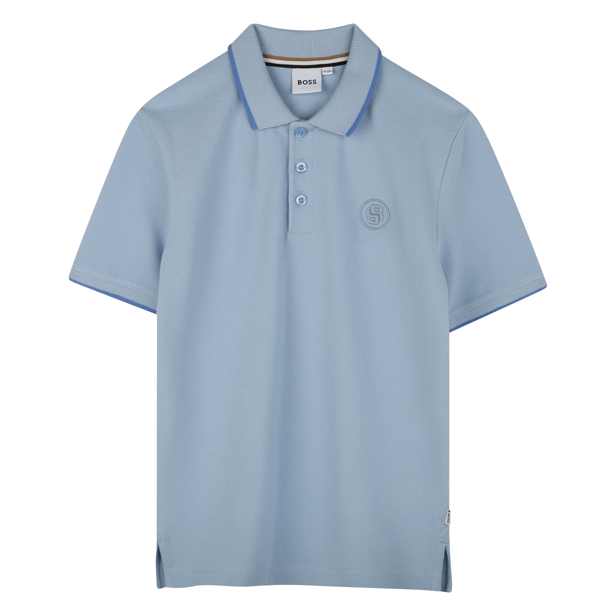 Straight cotton polo shirt BOSS for BOY