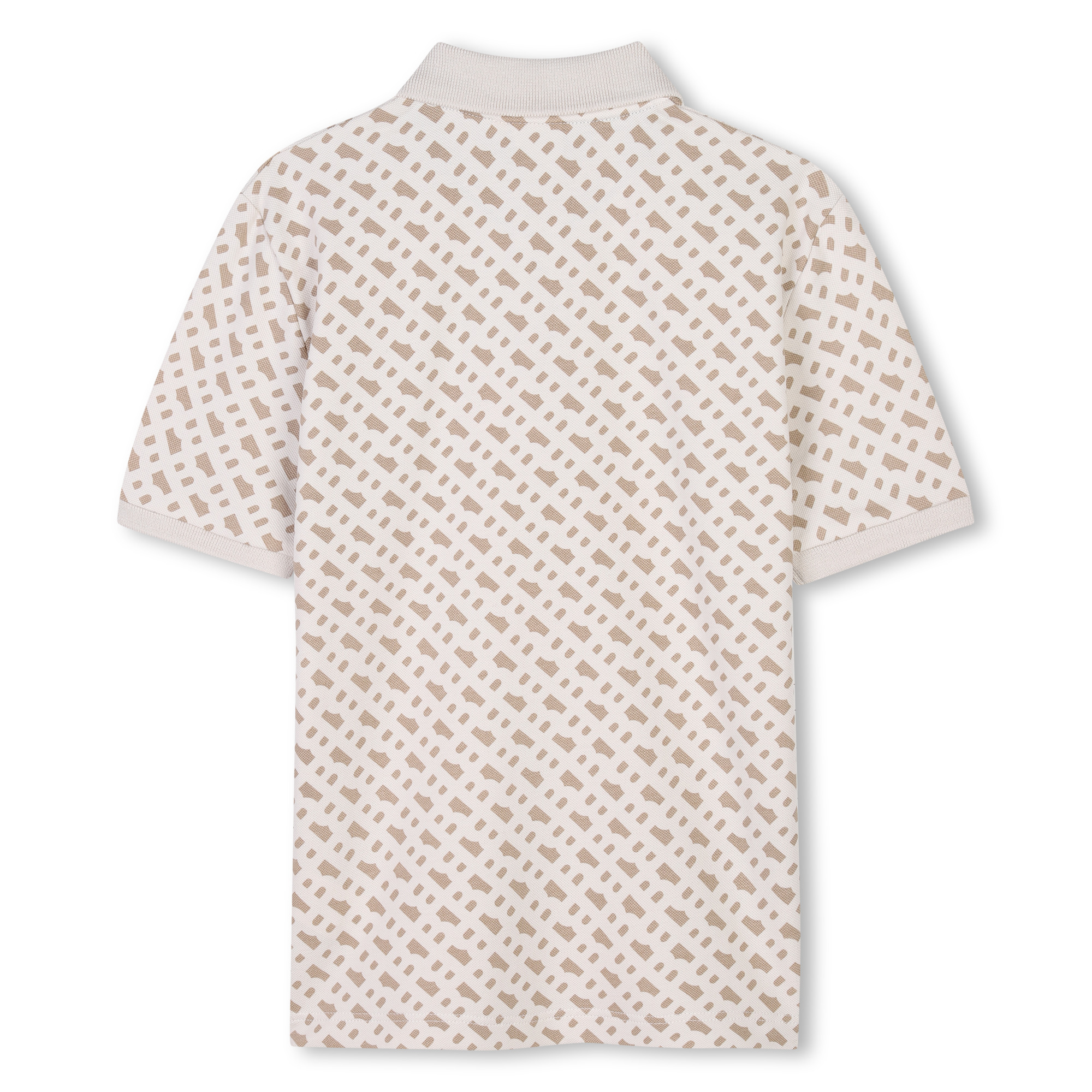 Printed straight polo shirt BOSS for BOY