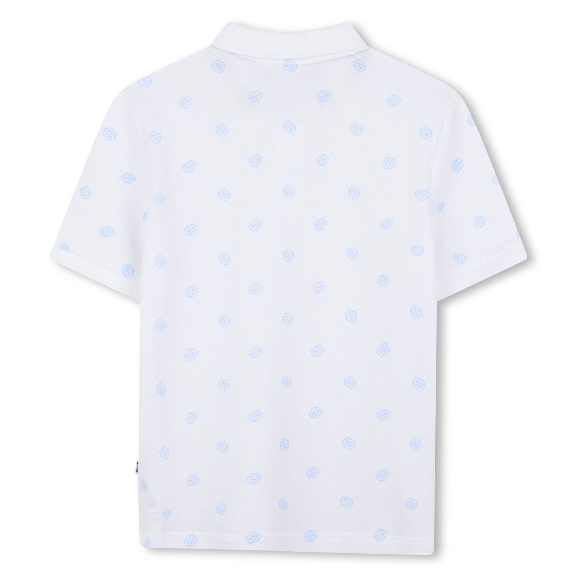 Printed straight-cut polo BOSS for BOY