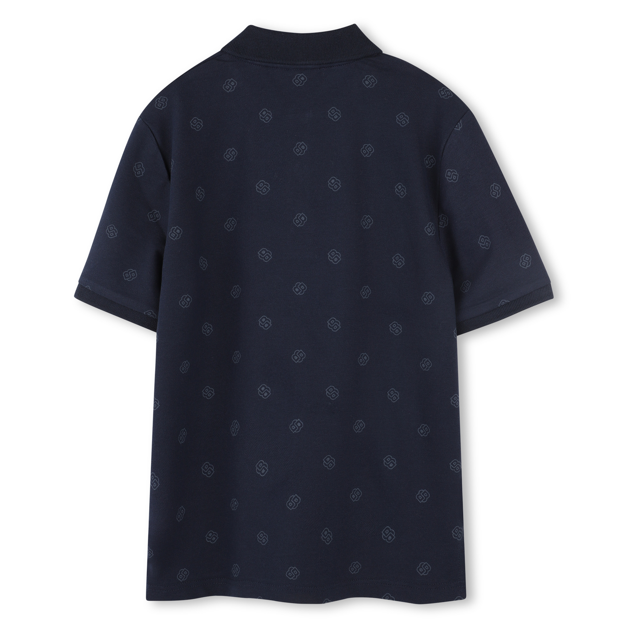 Printed straight-cut polo BOSS for BOY