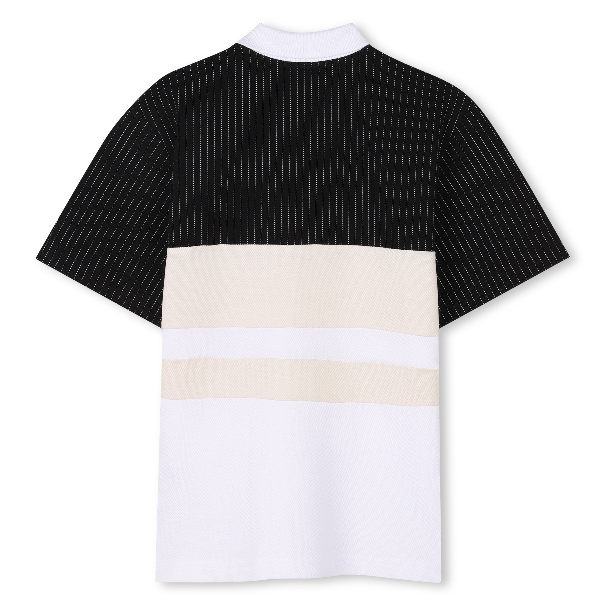 Contrasting-panel polo shirt BOSS for BOY