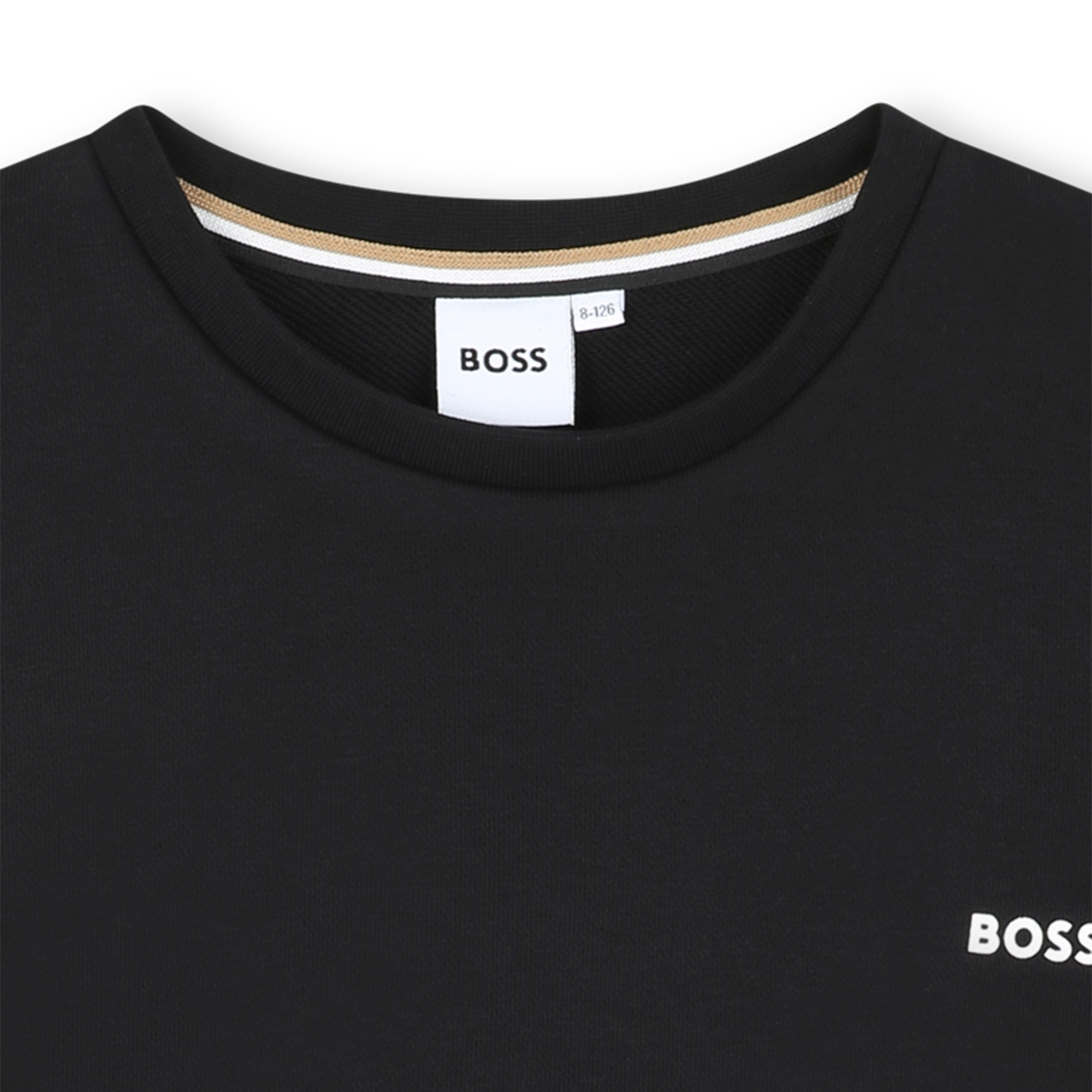 Plain round-neck sweatshirt BOSS for BOY