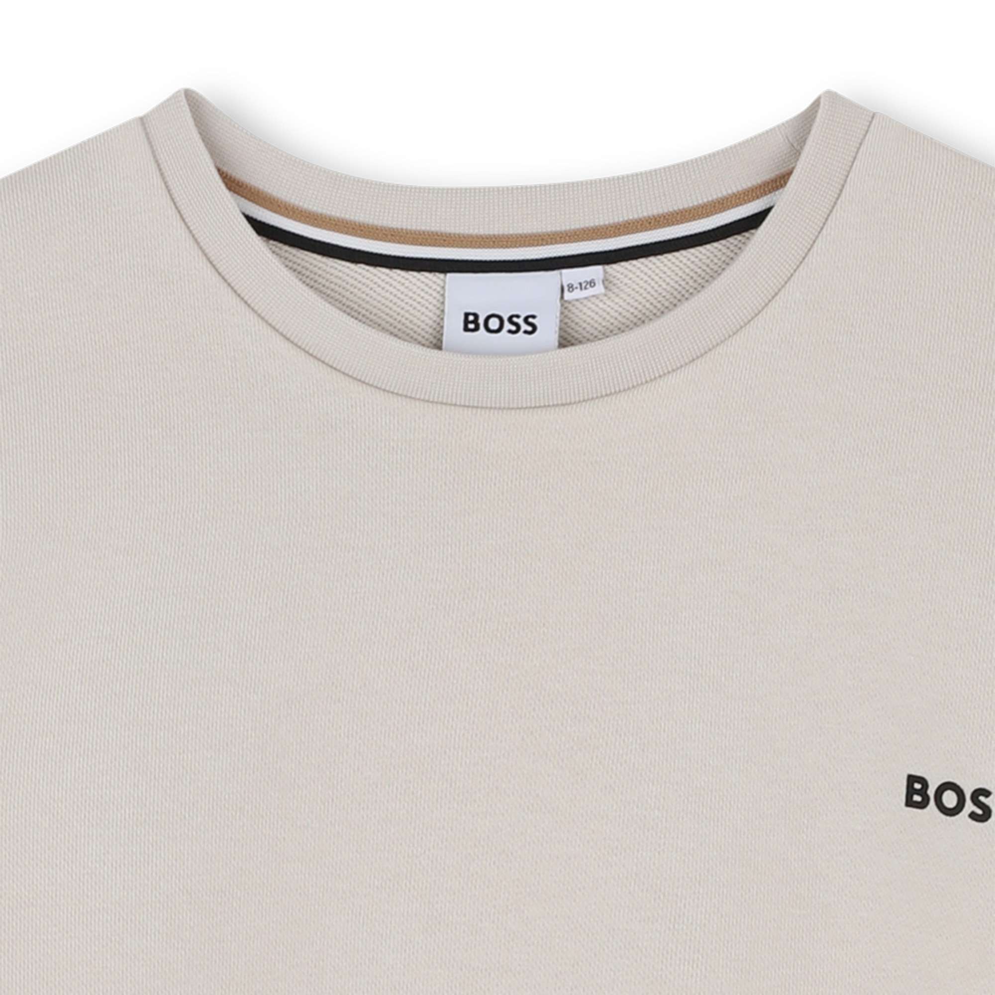 Effen sweater met ronde hals BOSS Voor