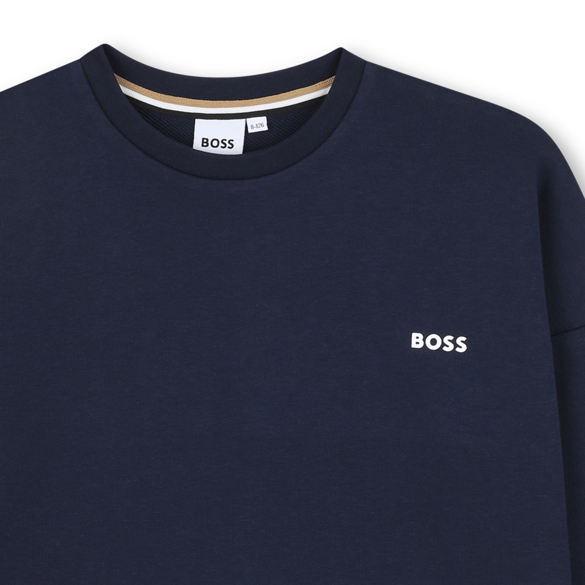 Plain round-neck sweatshirt BOSS for BOY