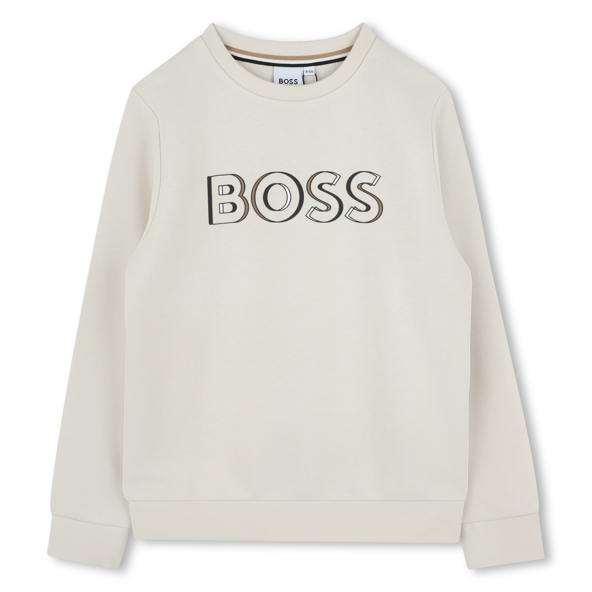 Sweat-shirt molletonné BOSS pour GARCON