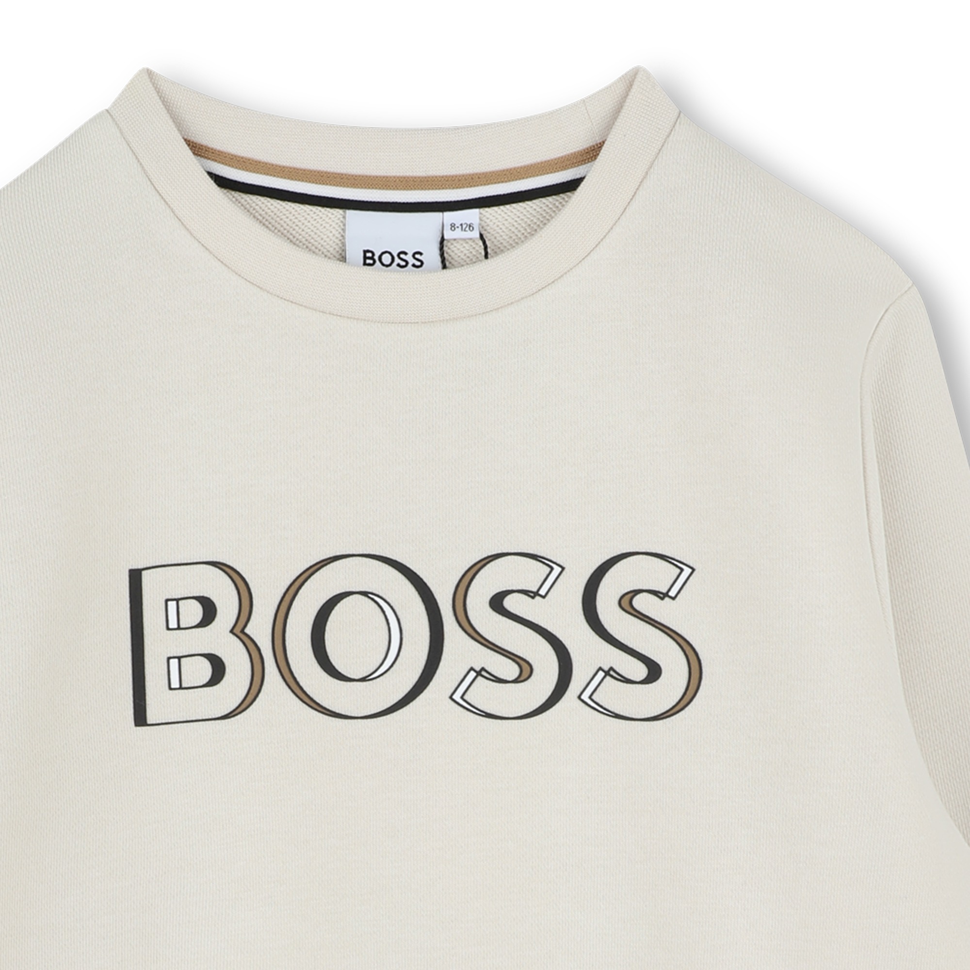 Sweat-shirt molletonné BOSS pour GARCON