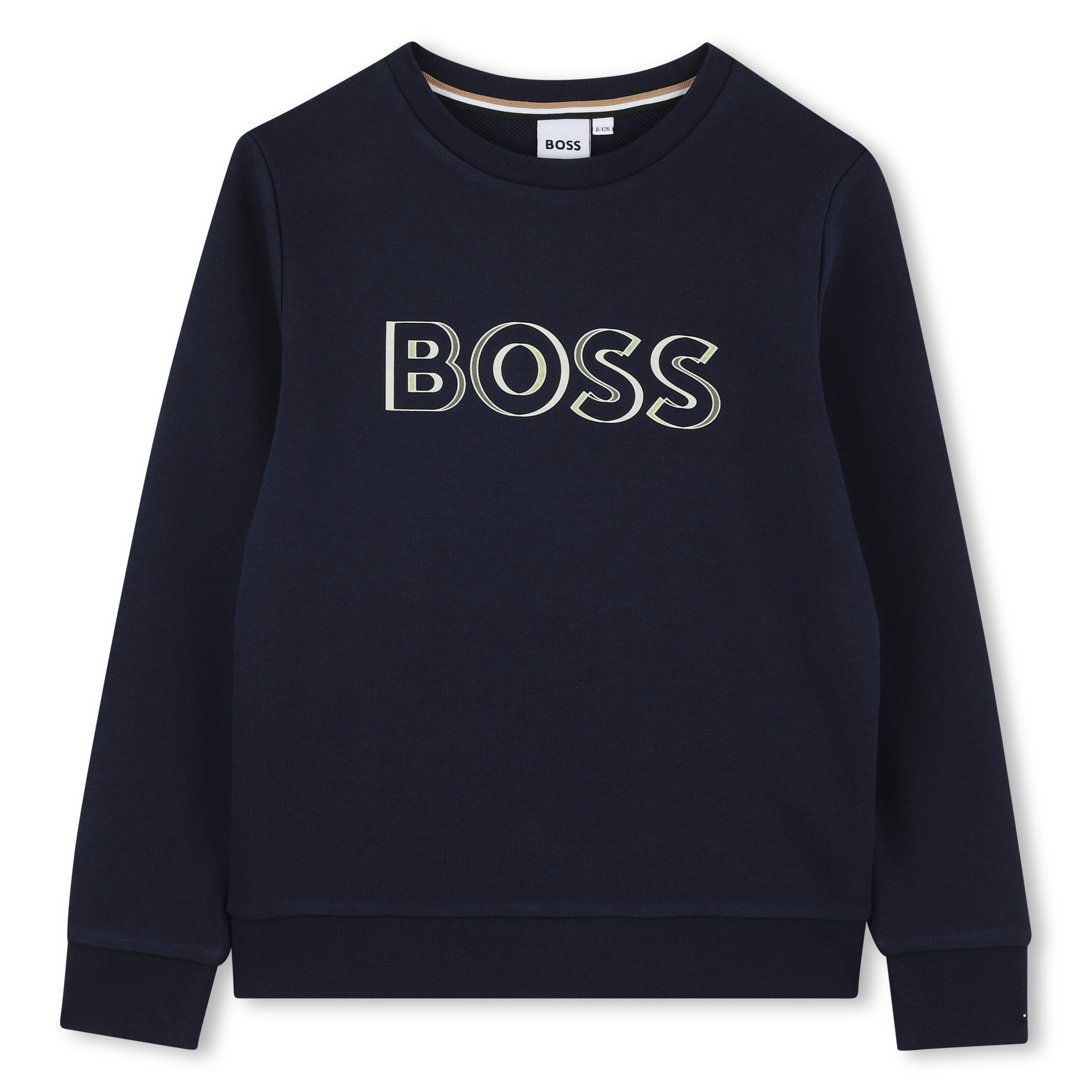 Sweat-shirt molletonné BOSS pour GARCON